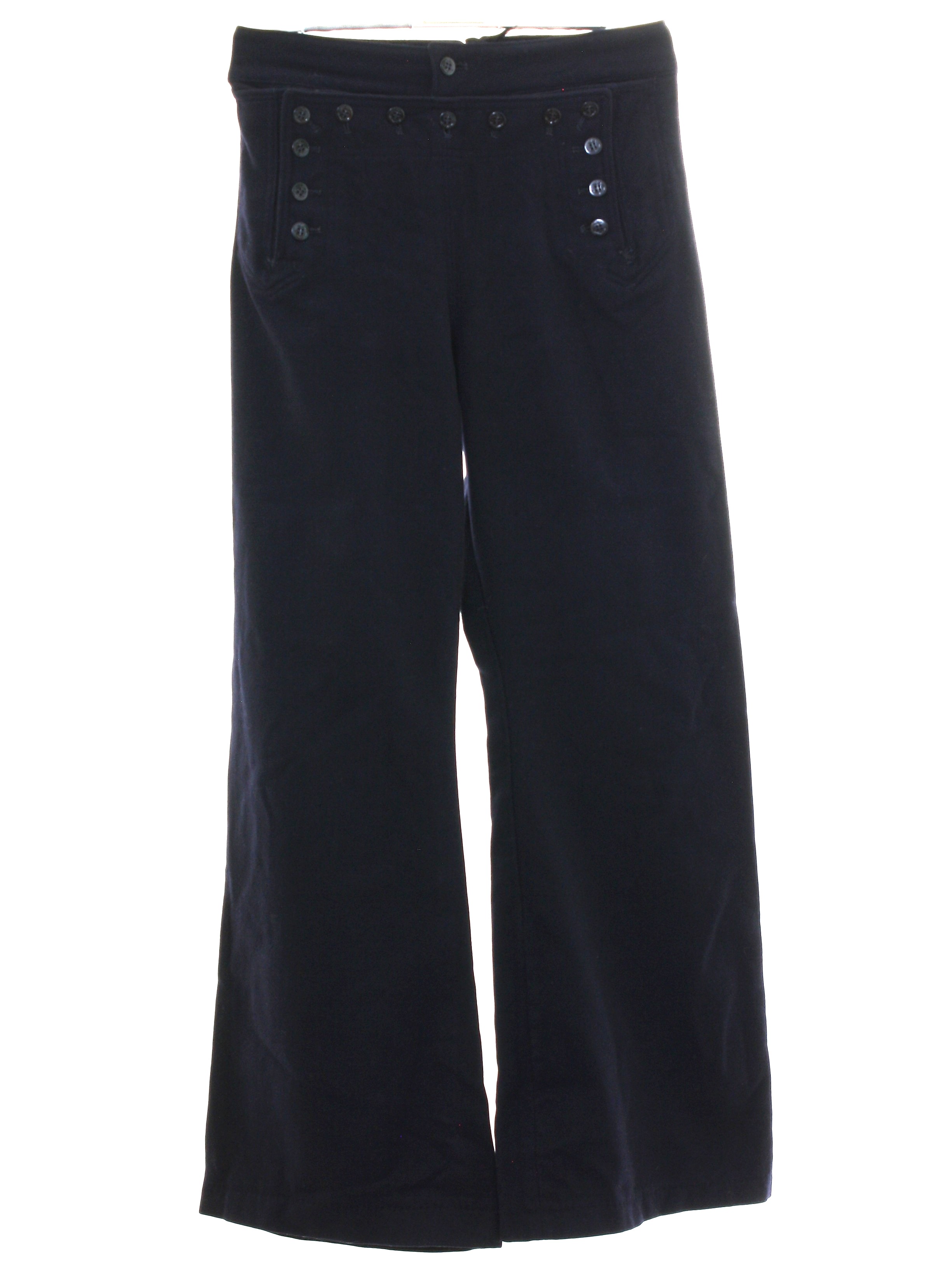 Navy Issue 60's Vintage Bellbottom Pants: 60s -Navy Issue- Mens ...