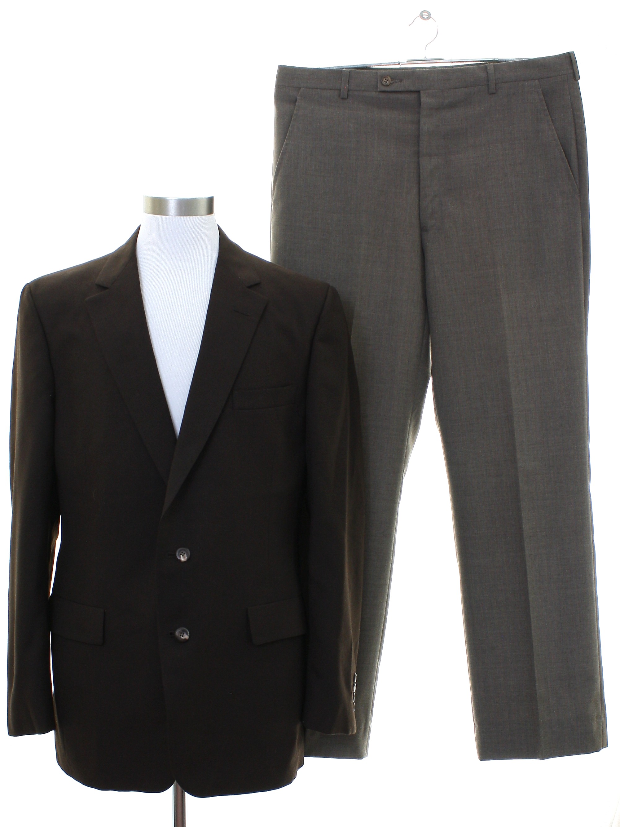1960's Suit (Hart Schaffner Marx): 60s -Hart Schaffner Marx- Mens two ...