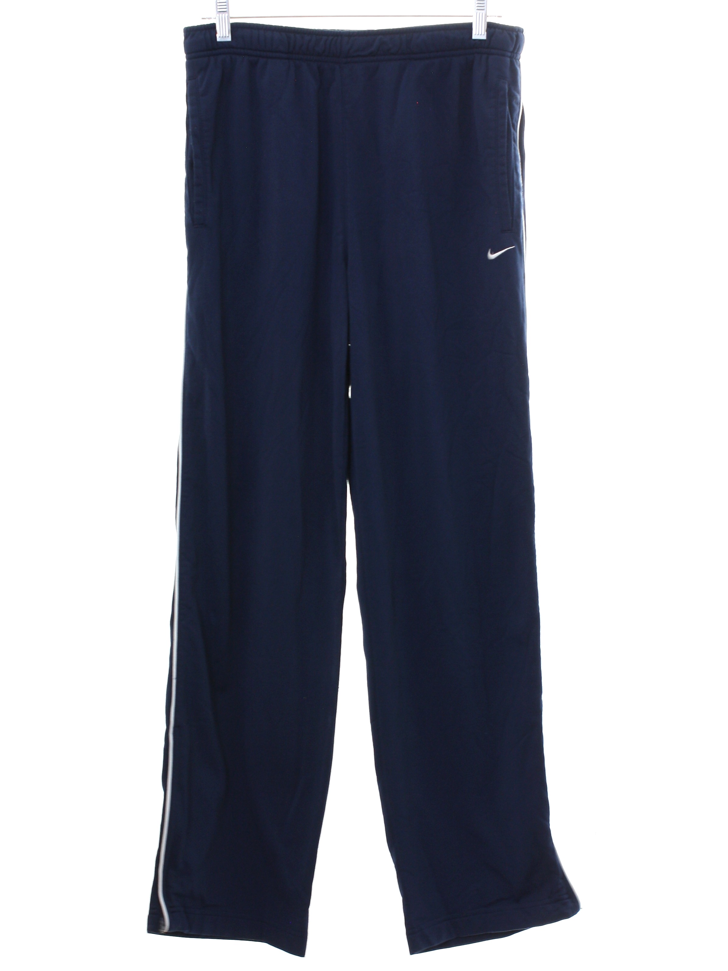 blue track nike pants
