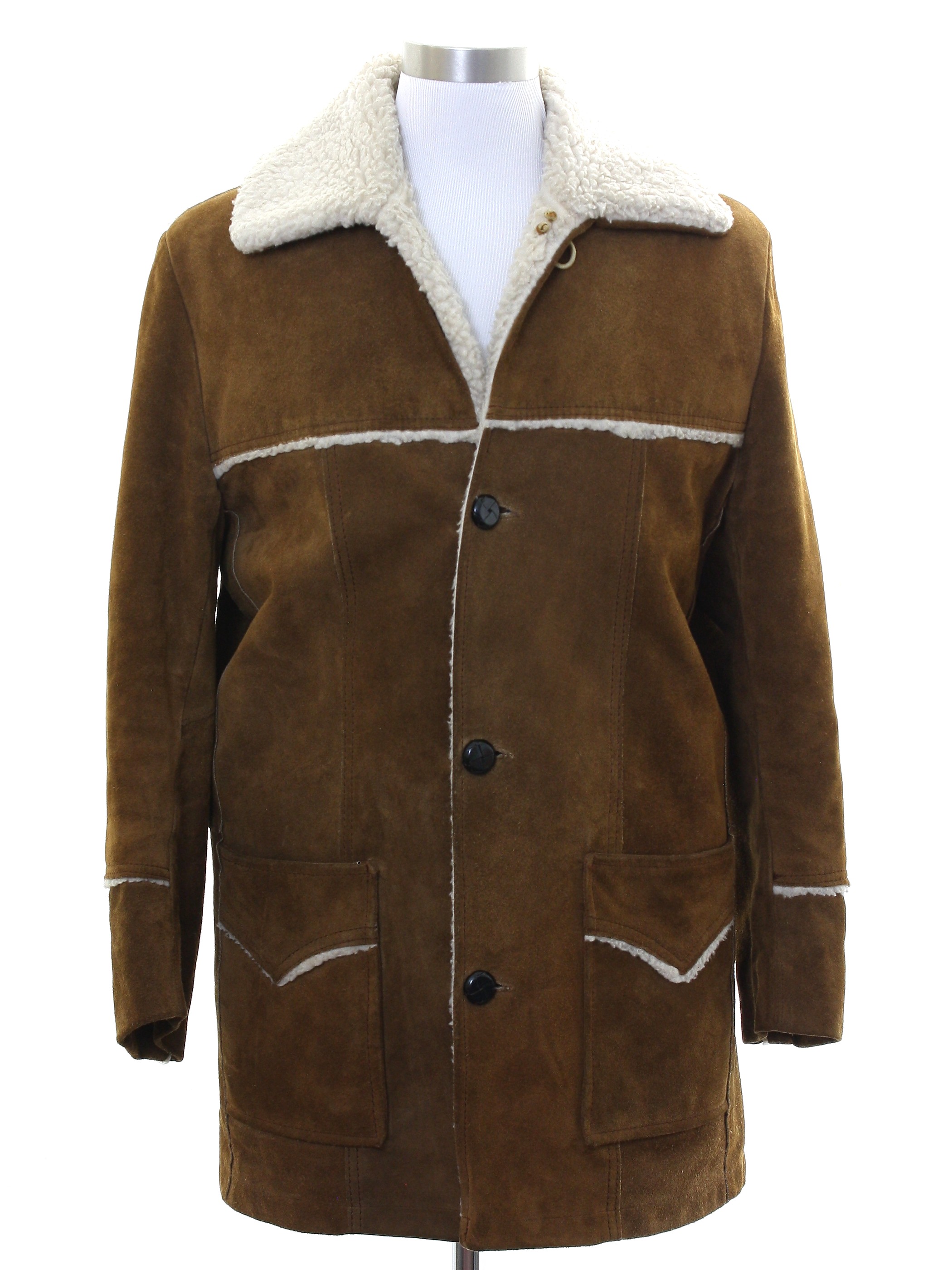 Pioneer Wear Seventies Vintage Leather Jacket: 70s -Pioneer Wear- Mens ...