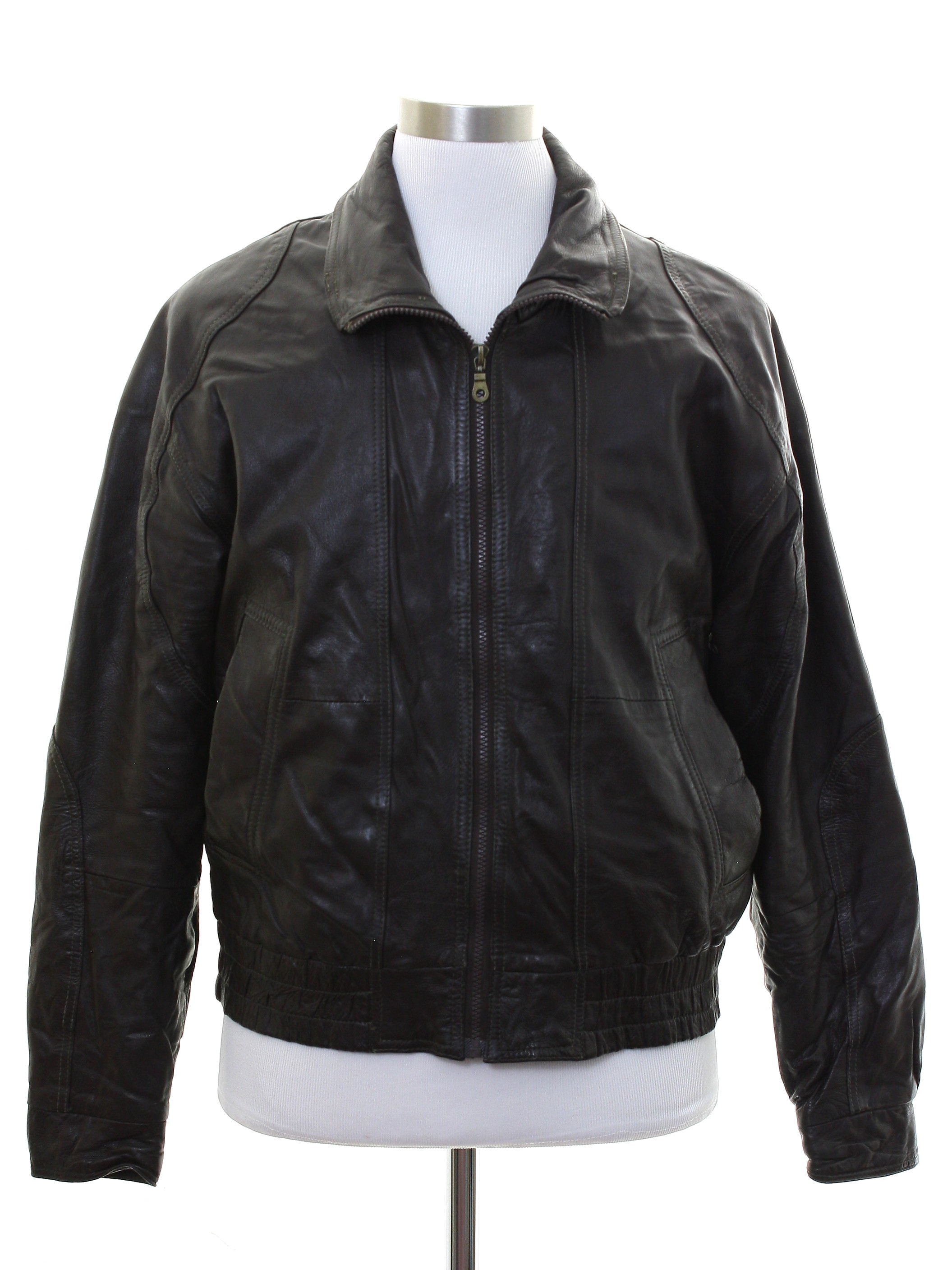 80s Vintage Cooper Collections Leather Jacket: 80s -Cooper Collections