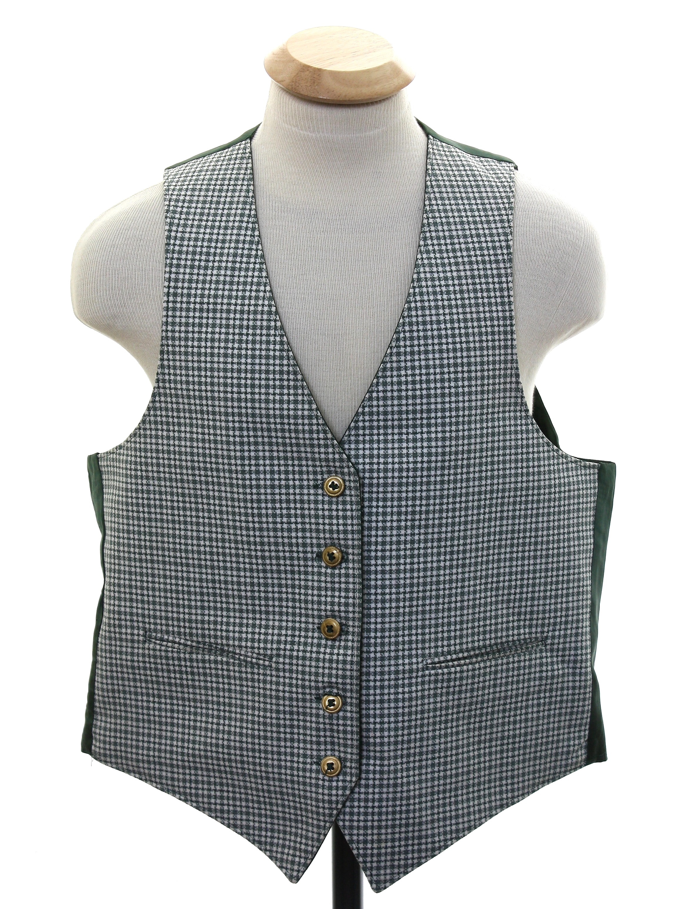 Vintage suit deals vest