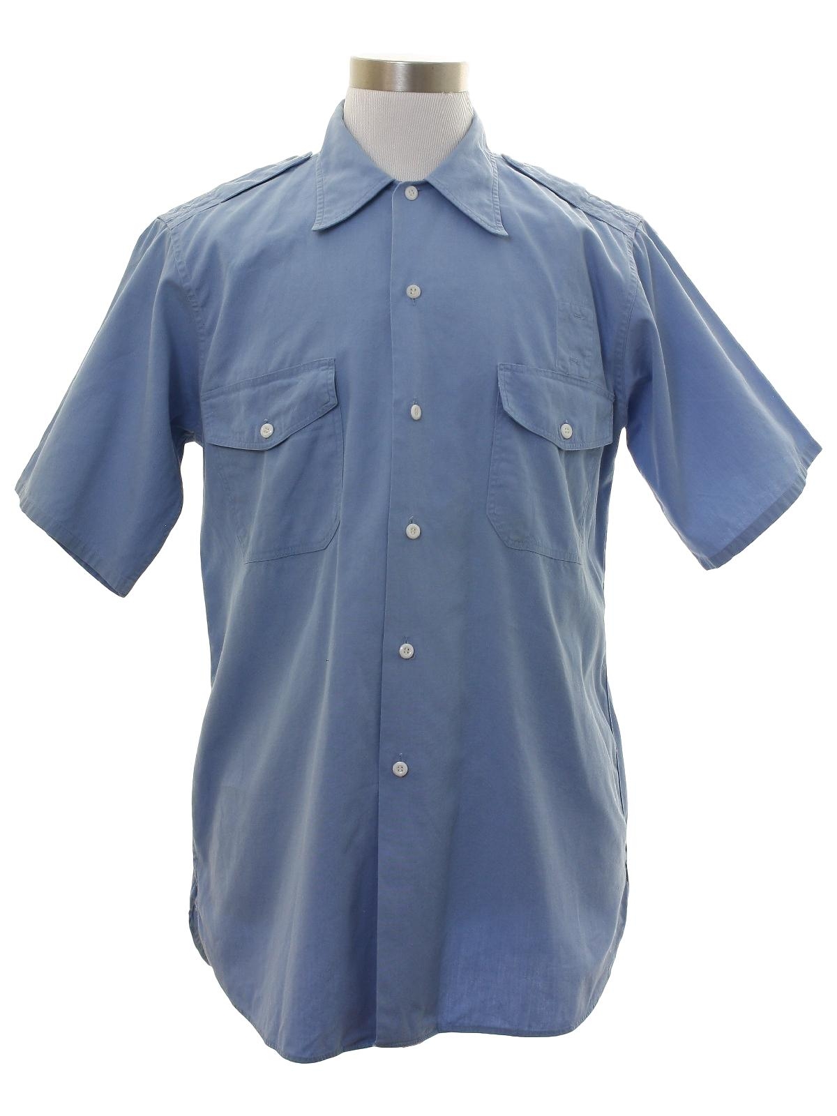 1950's Retro Shirt: Late 50s or Early 60s -Southern Uniform Co.- Mens ...
