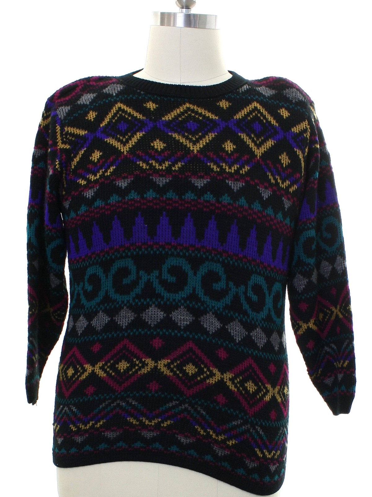 Vintage Alfred Dunner Eighties Sweater: 80s -Alfred Dunner- Womens ...