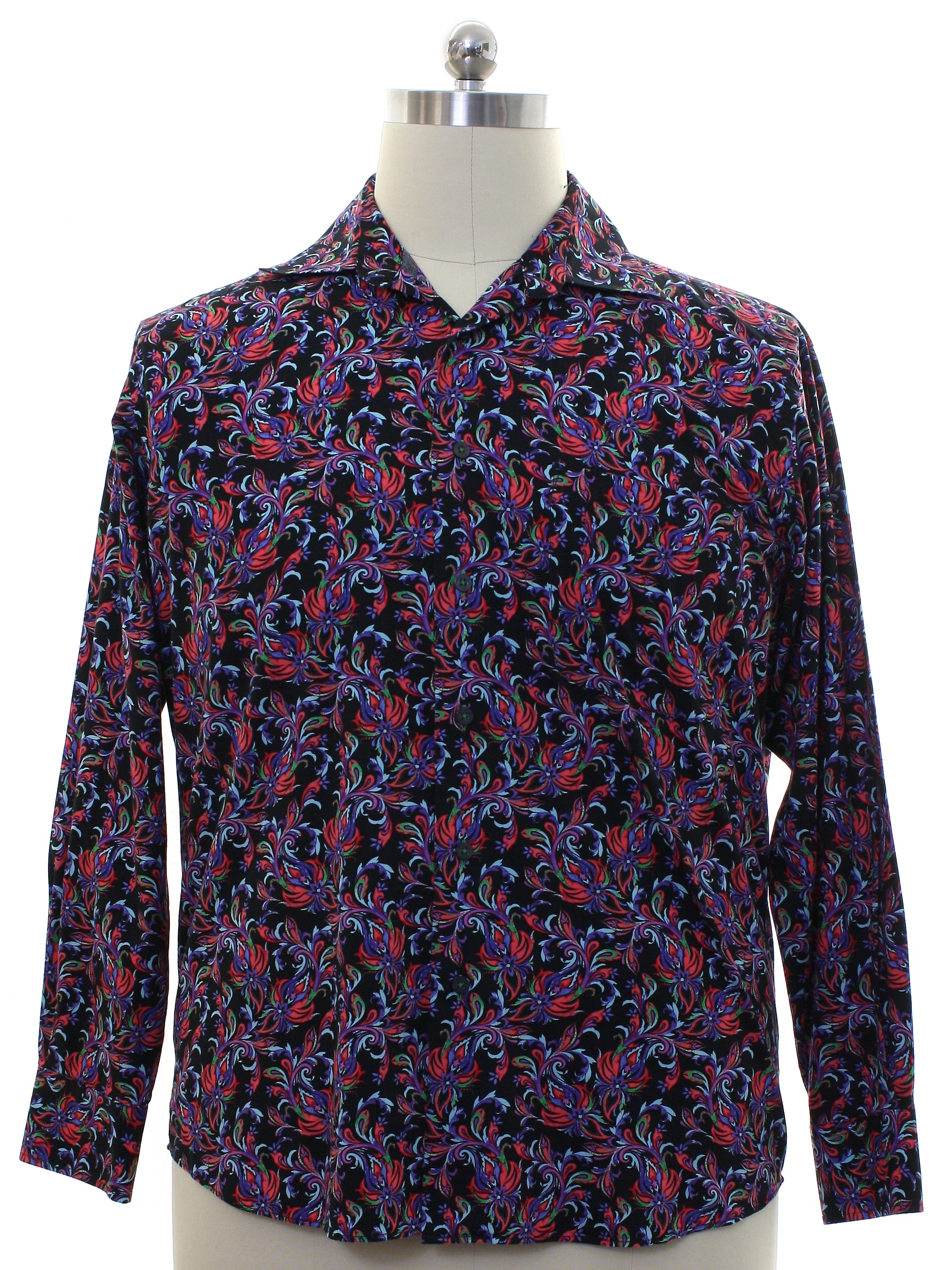 1990's Vintage Alan Flusser Shirt: 90s or newer -Alan Flusser- Mens ...