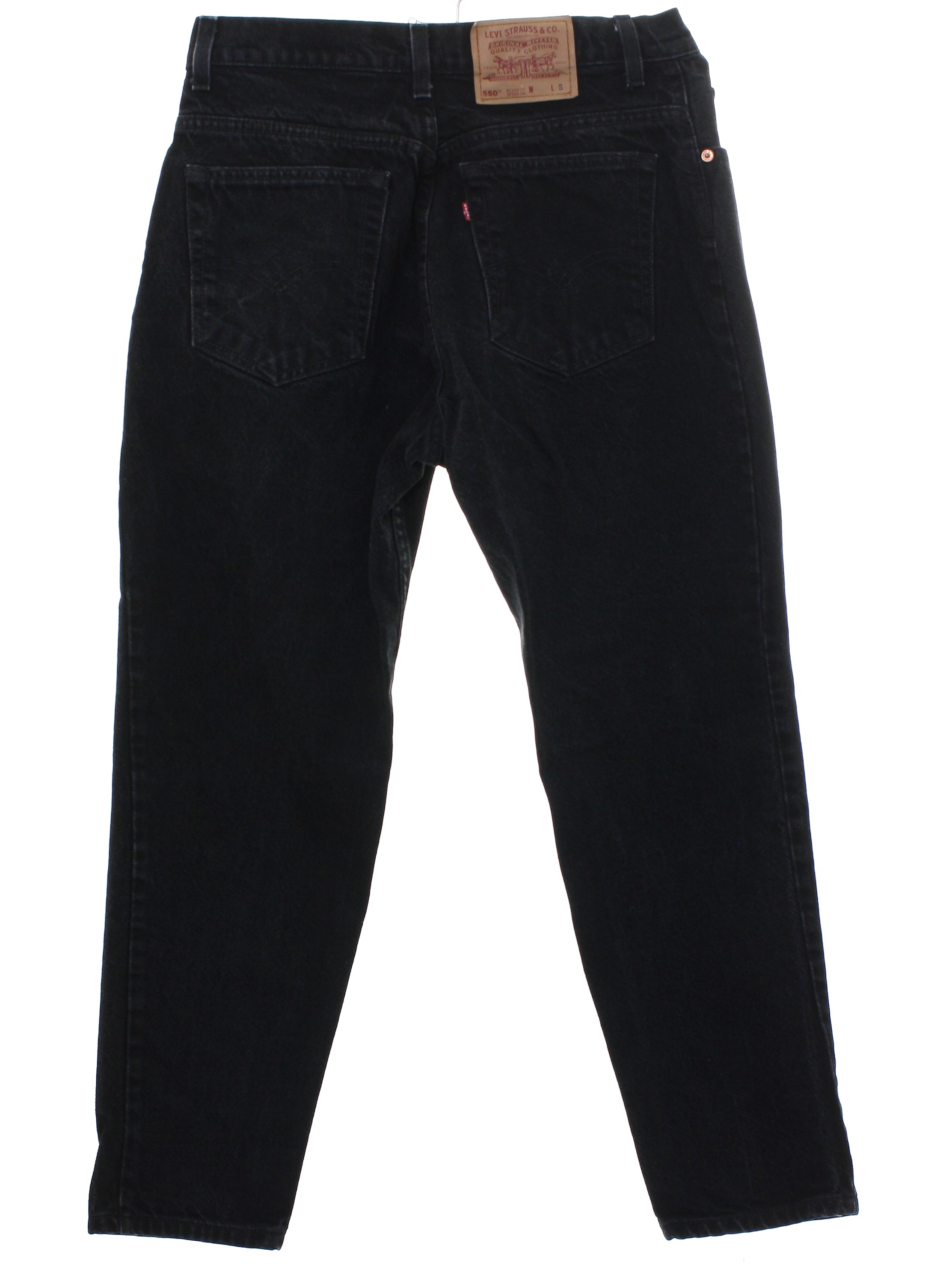 levis 550 mens jeans black