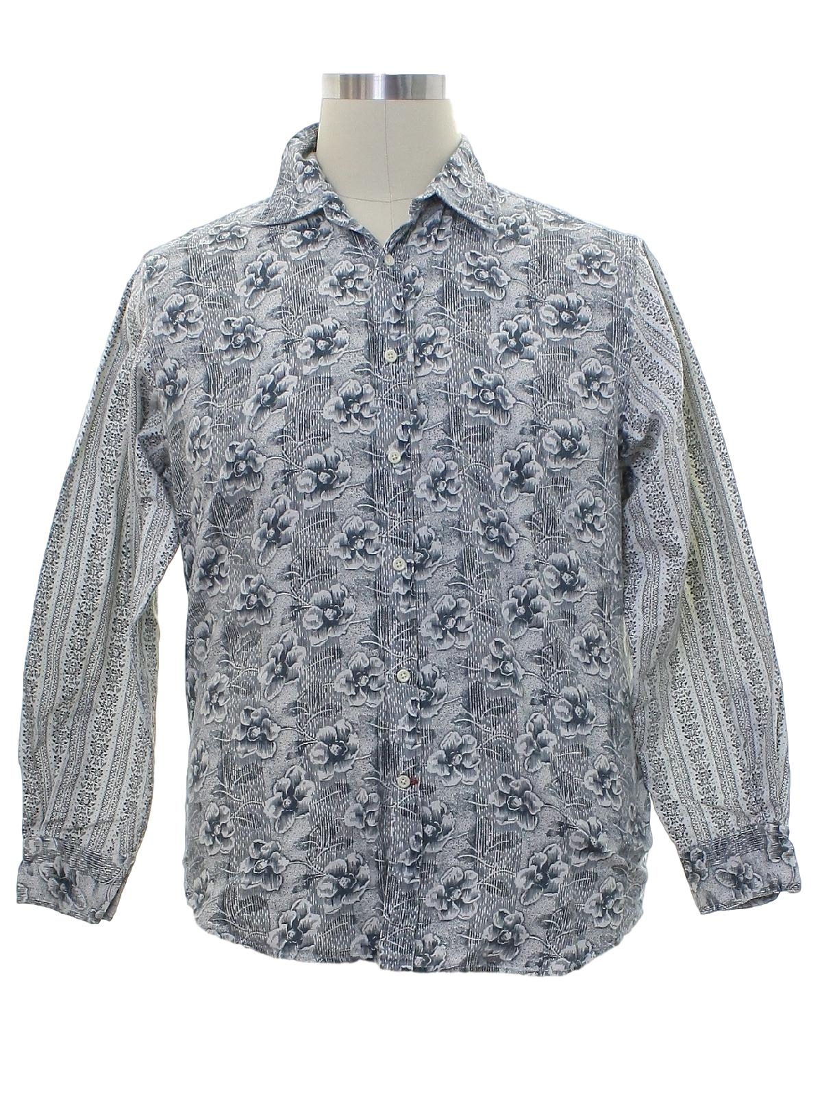 Guess Nineties Vintage Shirt: 90s or Newer -Guess- Mens gray, white ...