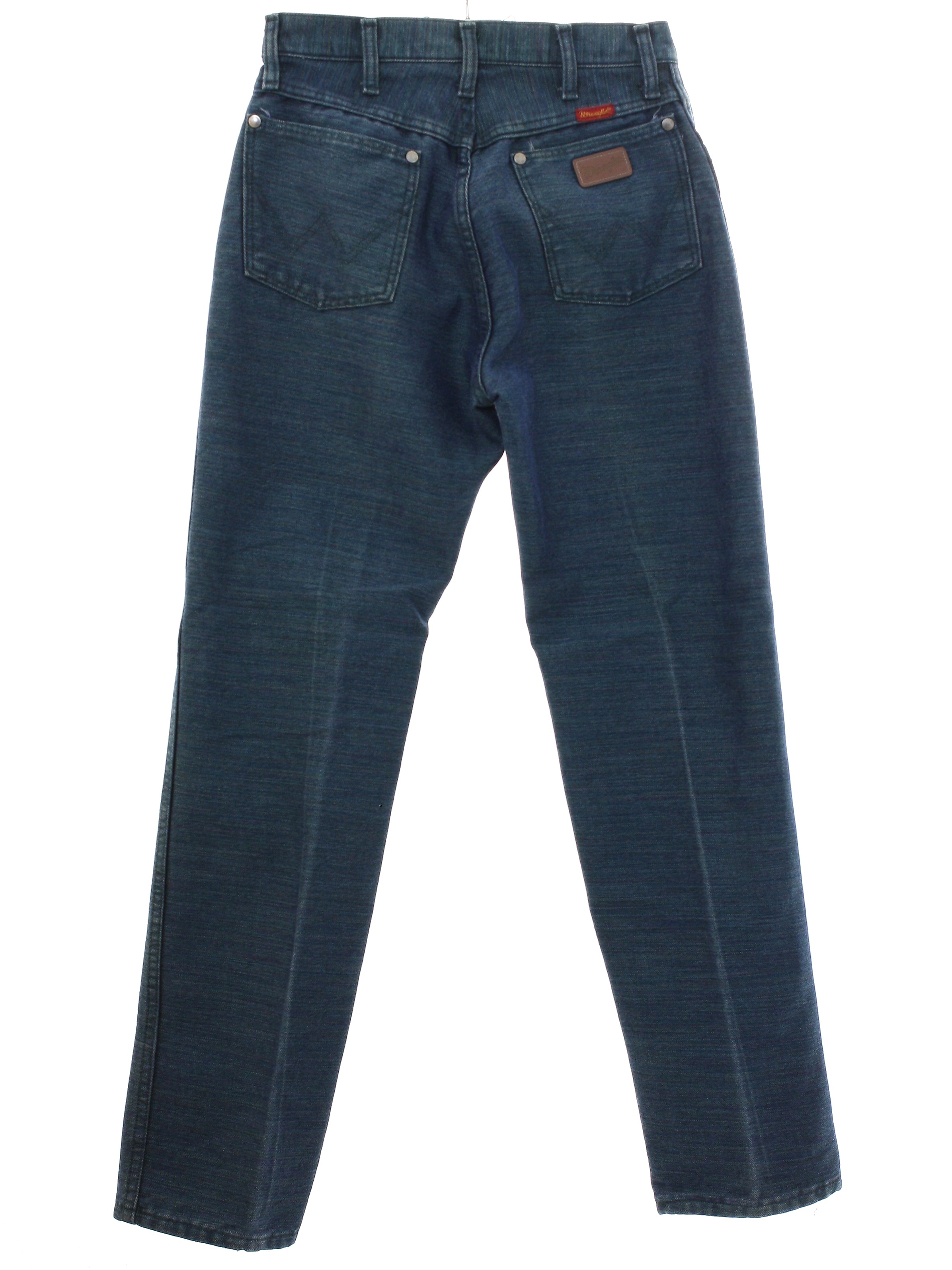 1980's Vintage Wrangler Pants: 80s -Wrangler- Womens blue cotton denim ...