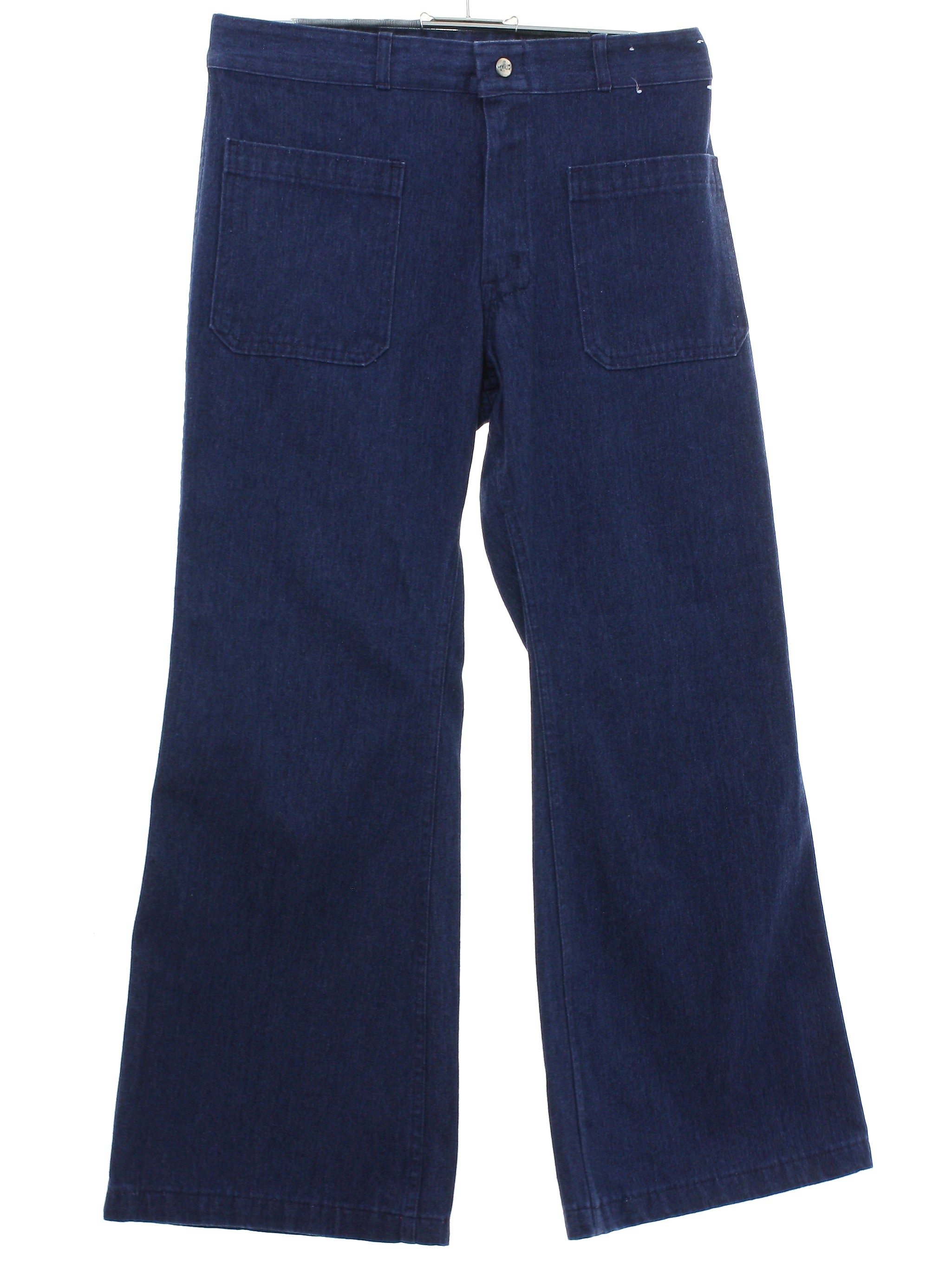 Seafarer 1970s Vintage Bellbottom Pants: 70s -Seafarer- Unisex blue ...