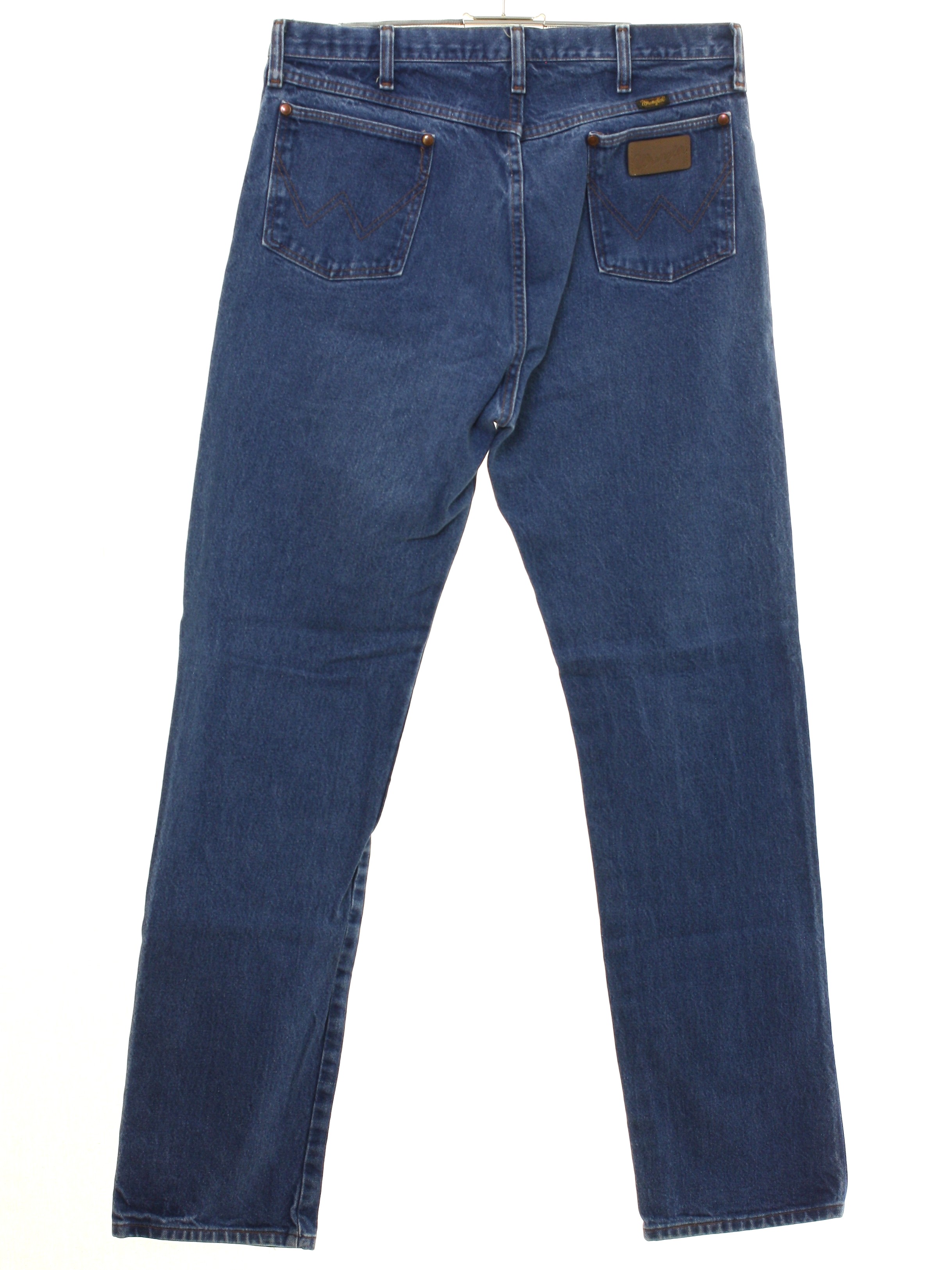 Retro 1990's Pants (Wrangler) : 90s -Wrangler- Mens slightly faded blue ...