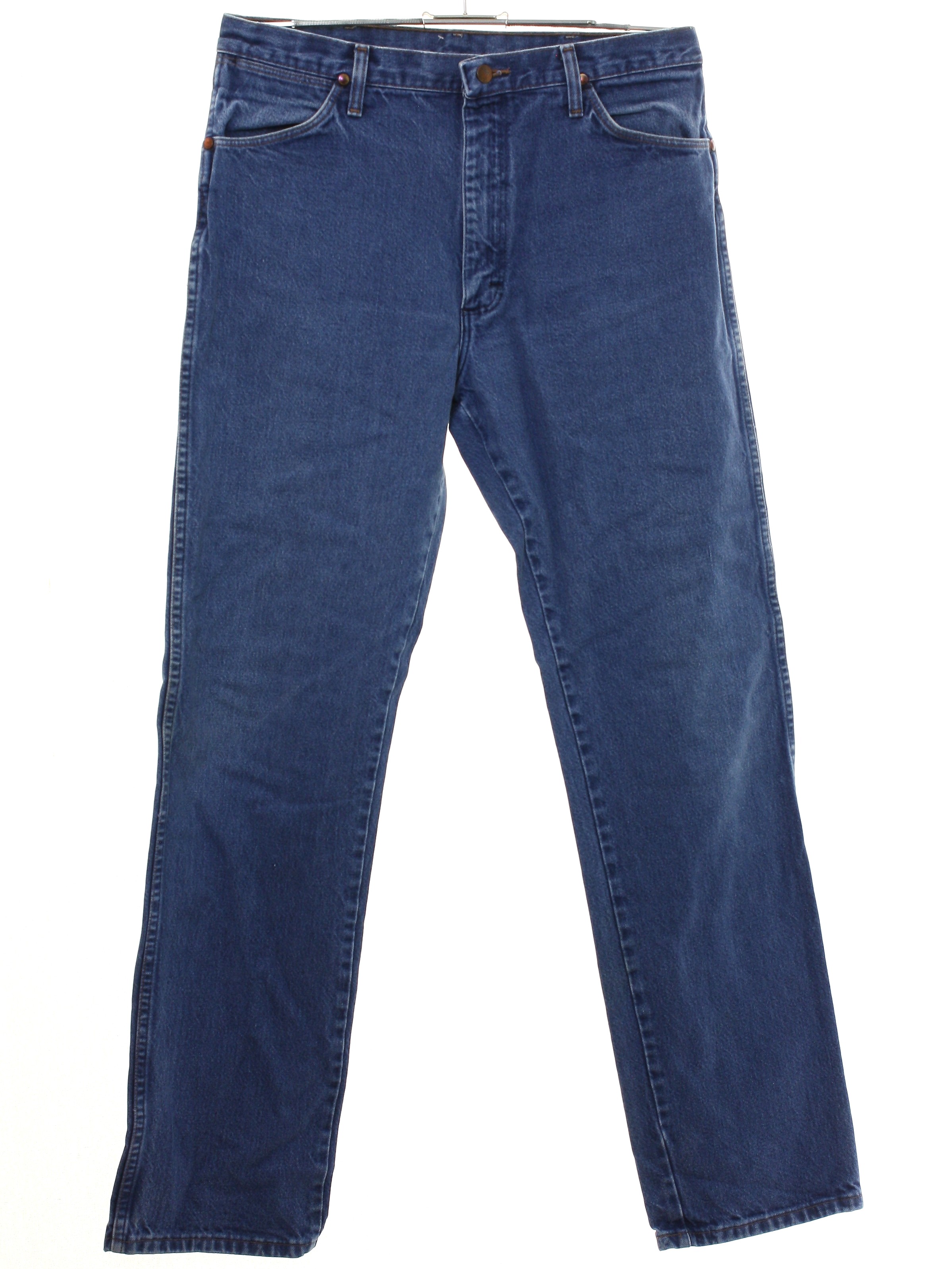 Retro 1980's Pants (Wrangler) : 80s -Wrangler- Mens faded blue cotton ...