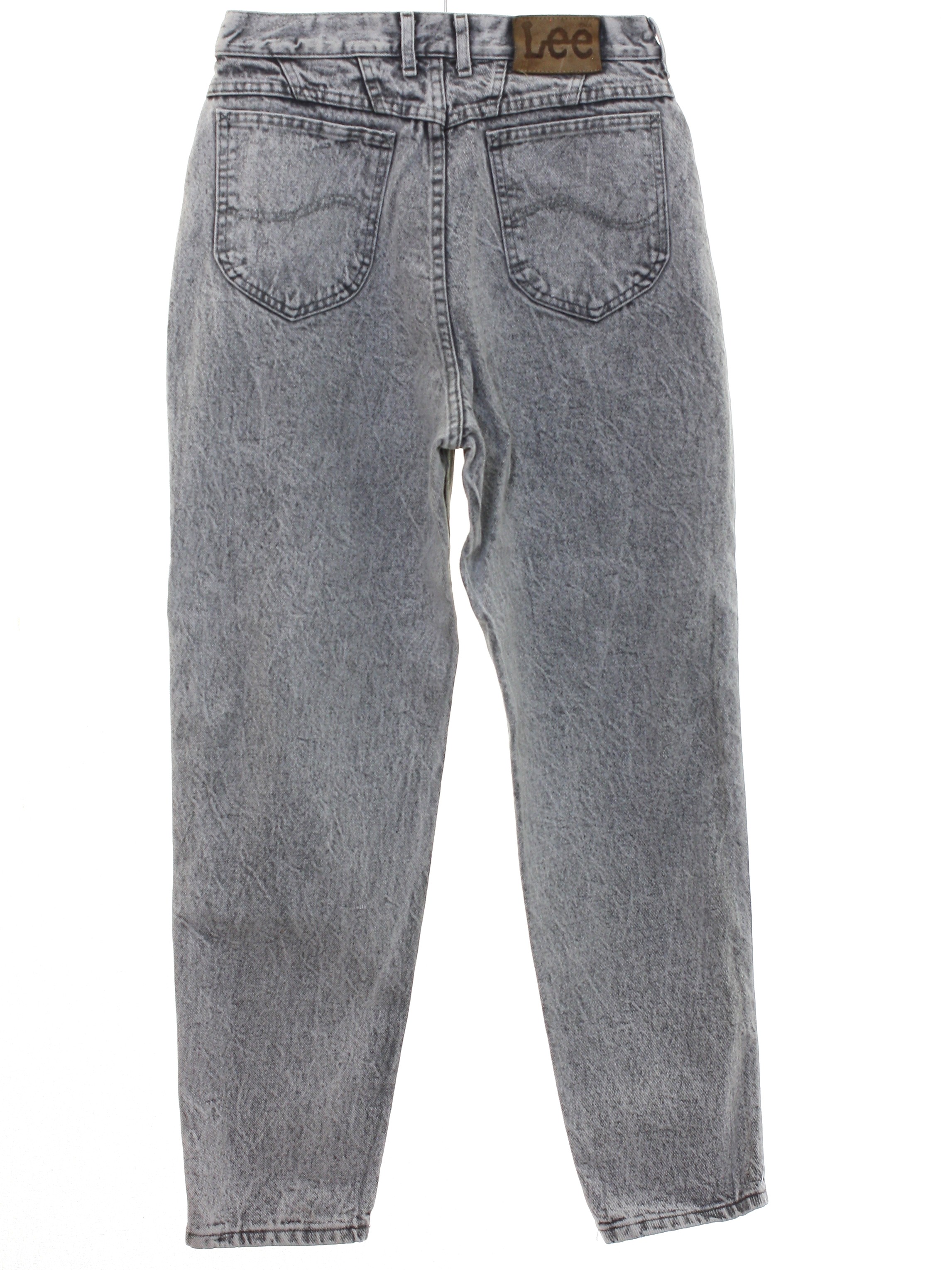 acid wash gray jeans