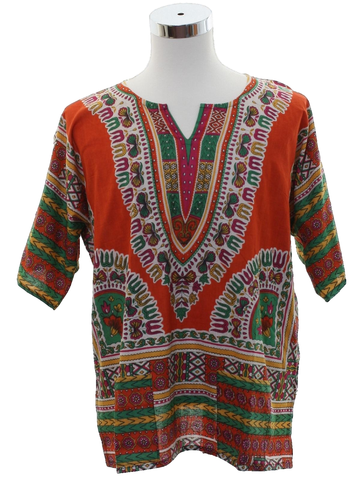 Vintage 70s Hippie Shirt: 70s style (made recently) -No Label- Unisex ...