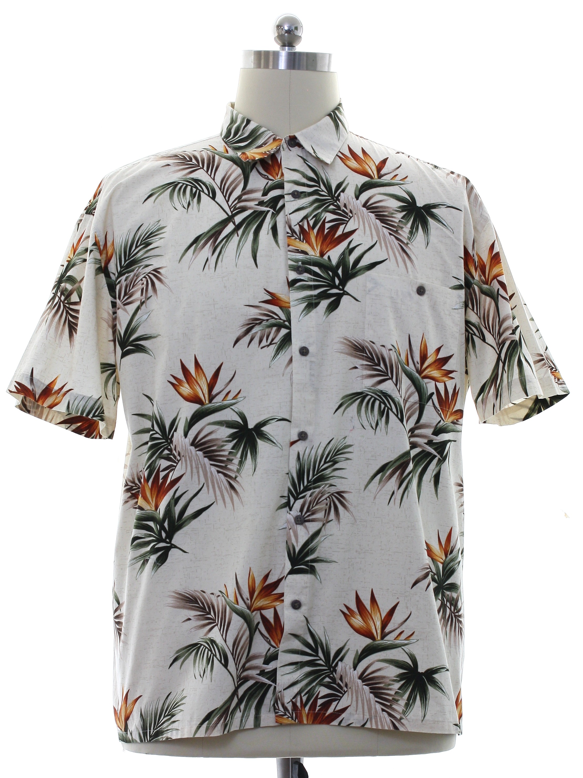 Retro 1990's Hawaiian Shirt (Island Shores) : 90s -Island Shores- Mens ...