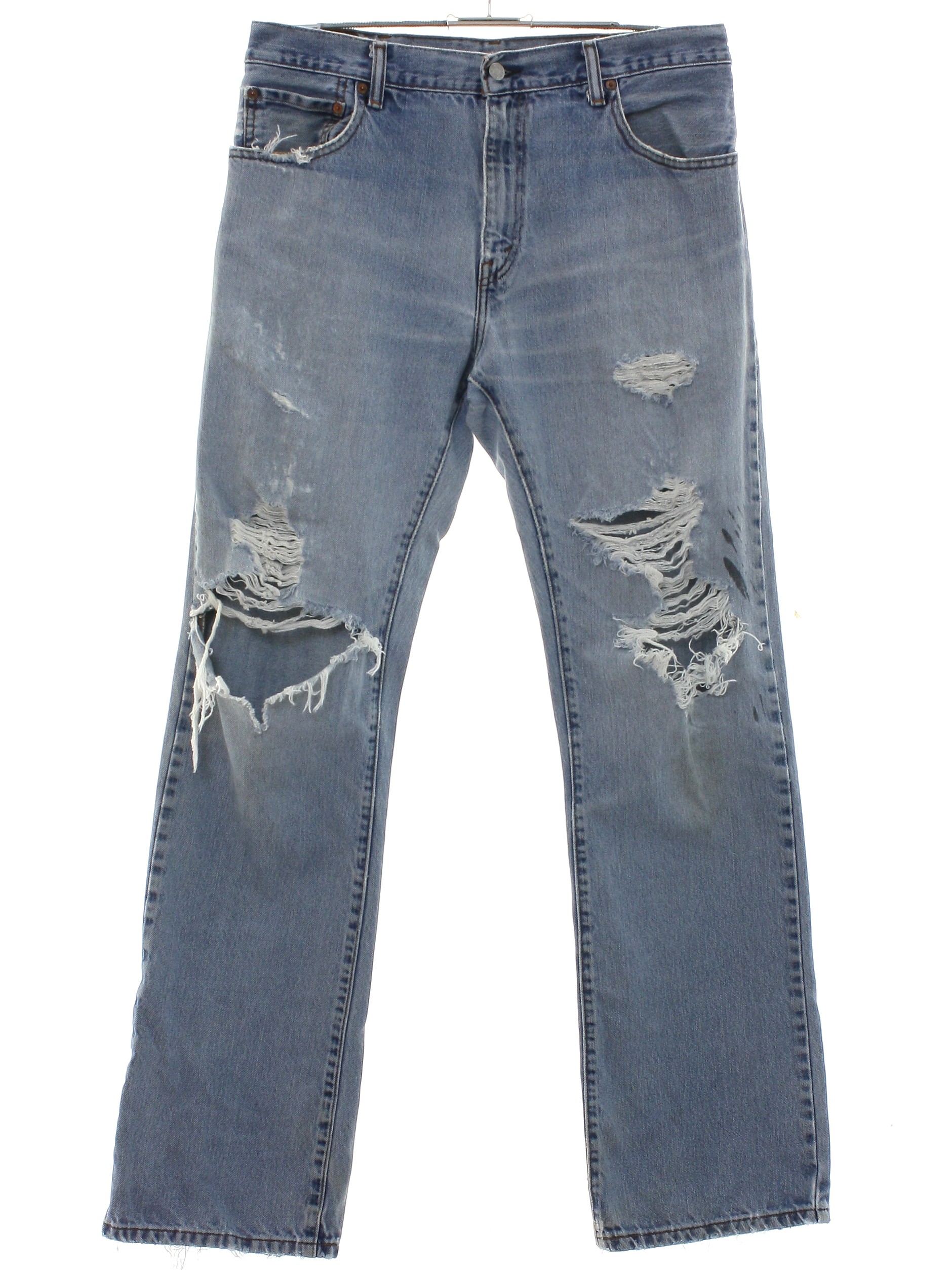 Vintage 90s Flared Pants / Flares: 90s -Levis 517- Mens light blue ...