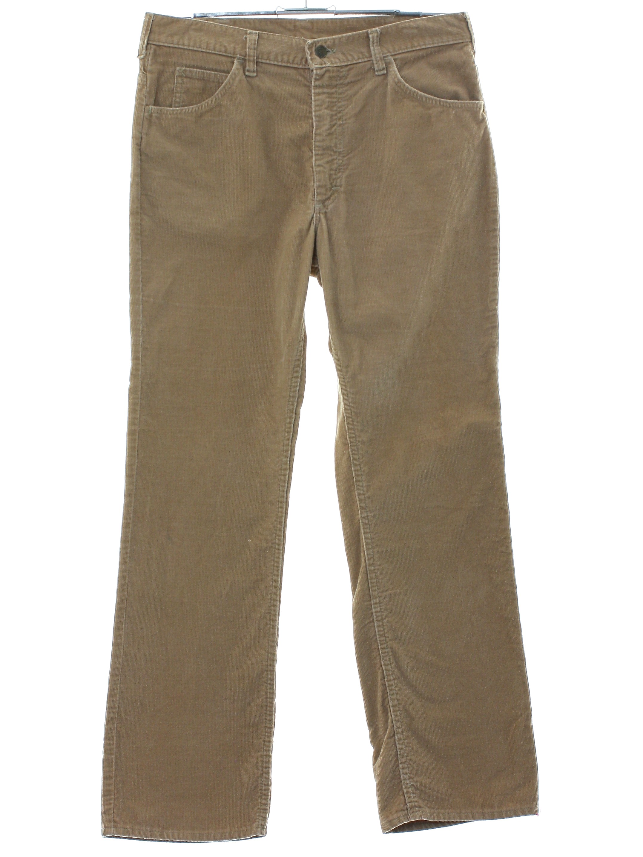 Retro 1970s Pants: 70s -Lee, Made in USA- Mens golden tan background ...