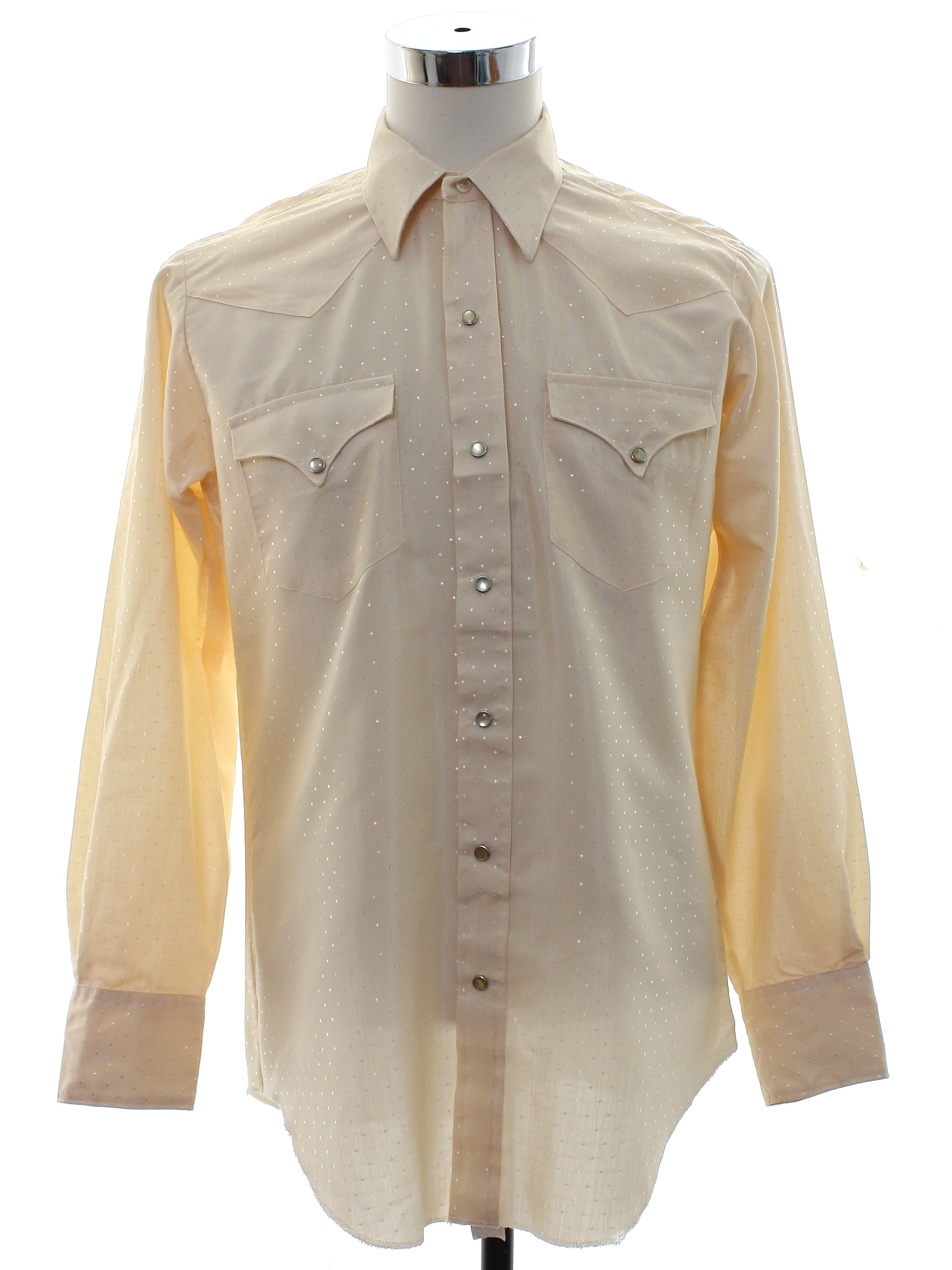 cotton HBARC shirt western 70s-80s - www.esyav.com