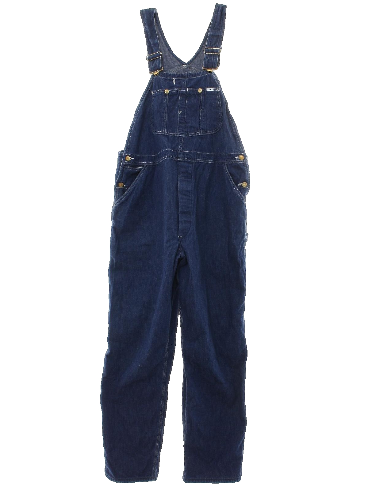 70s Overalls (Lee Made in USA): 70s -Lee Made in USA- Mens blue cotton ...
