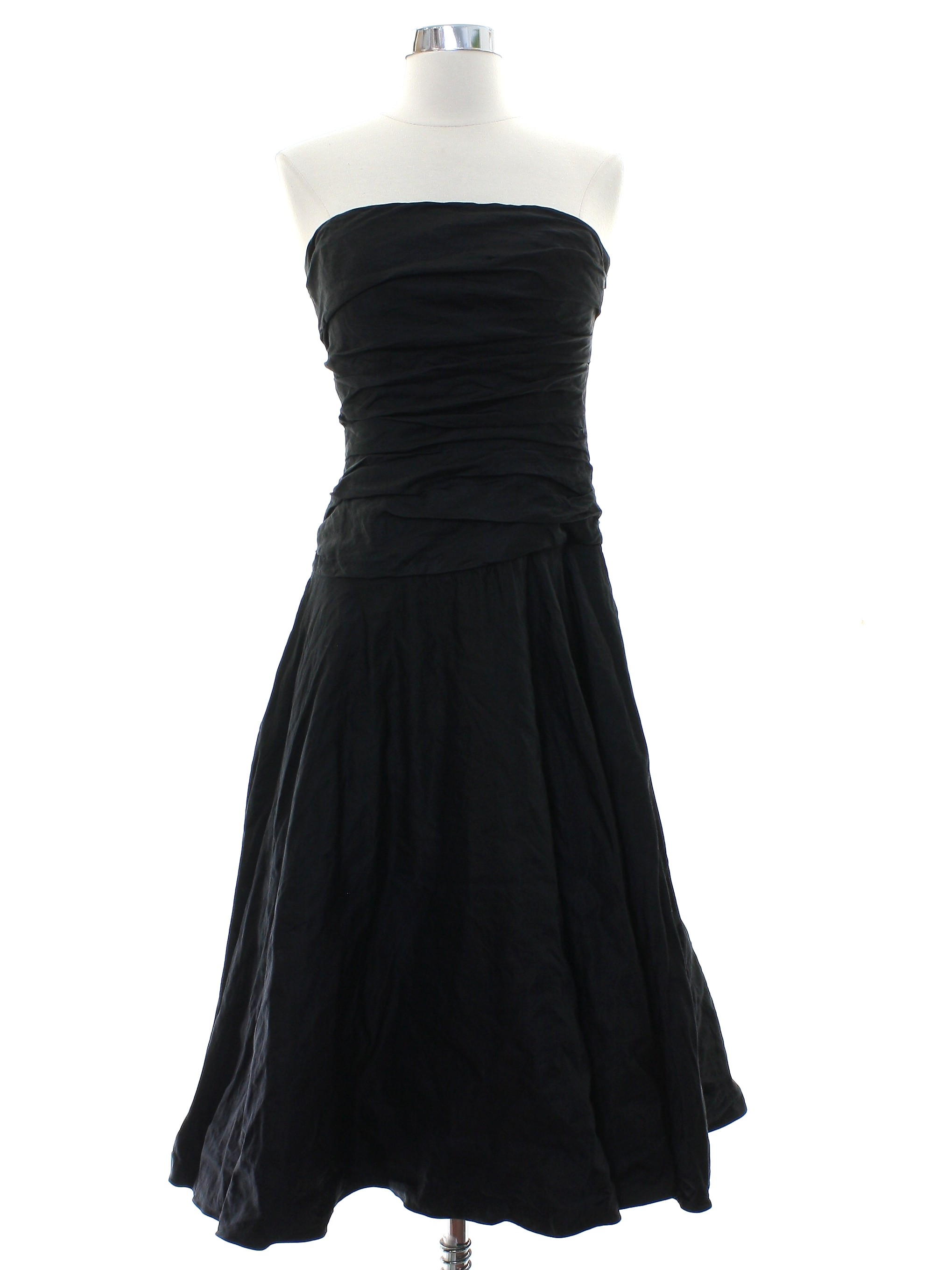 Cocktail Dress: 90s (Early y2k 2000s) - Ralph Lauren- Womens black ...
