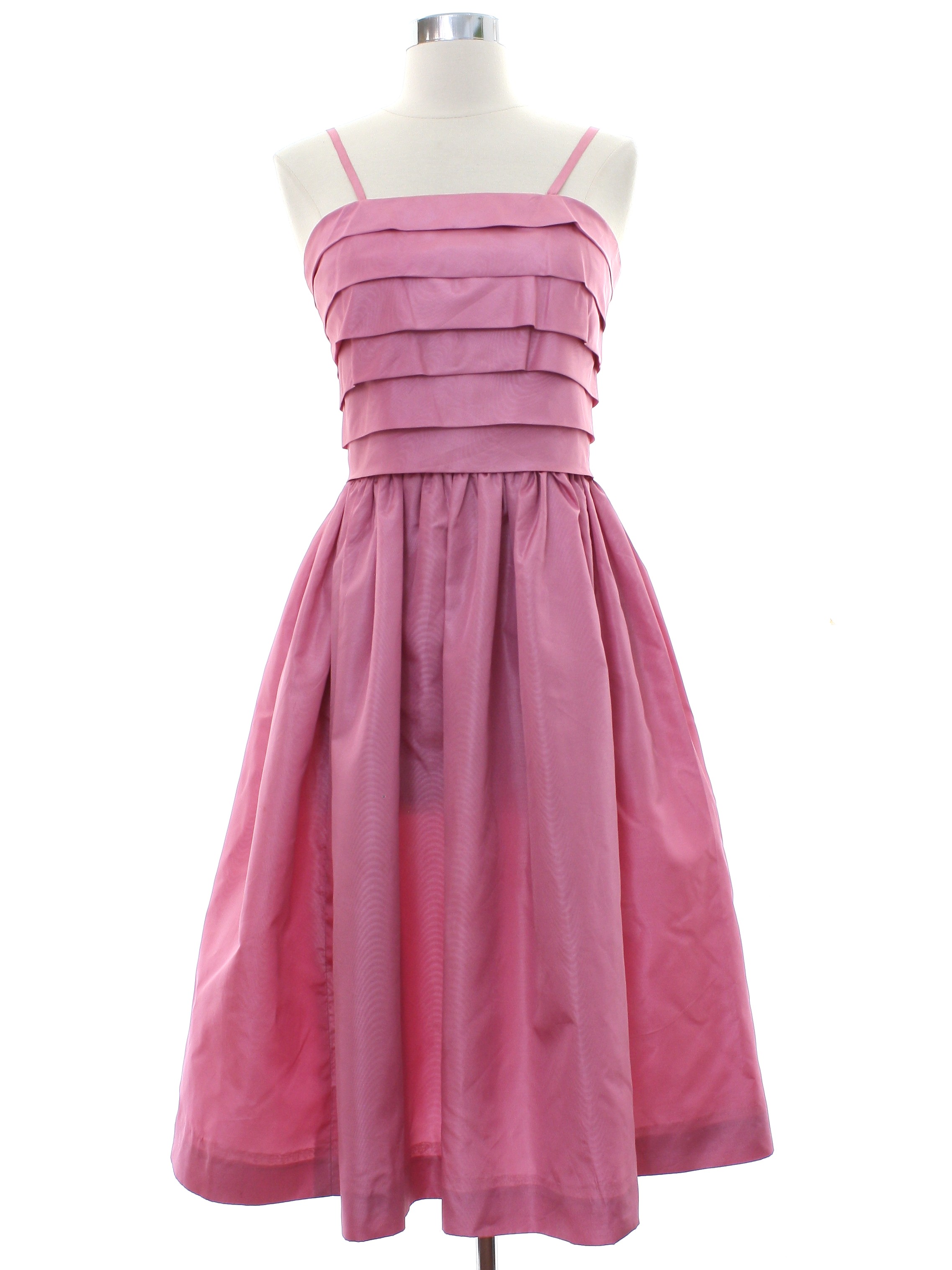 dusty rose cocktail dress