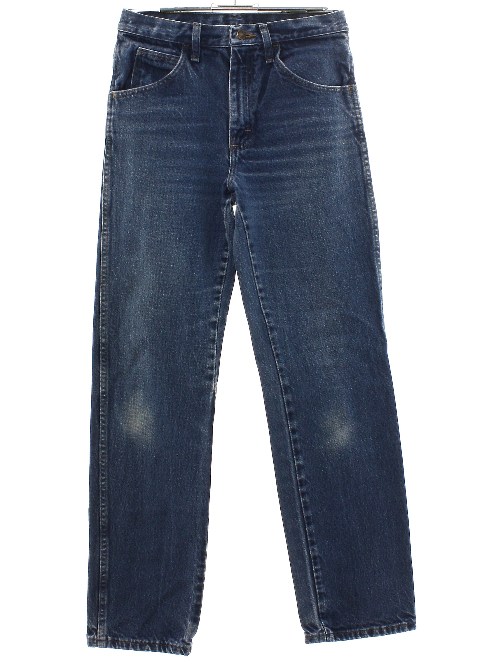 Retro 1990s Pants: 90s -Rustler- Unisex faded colors cotton denim jeans ...