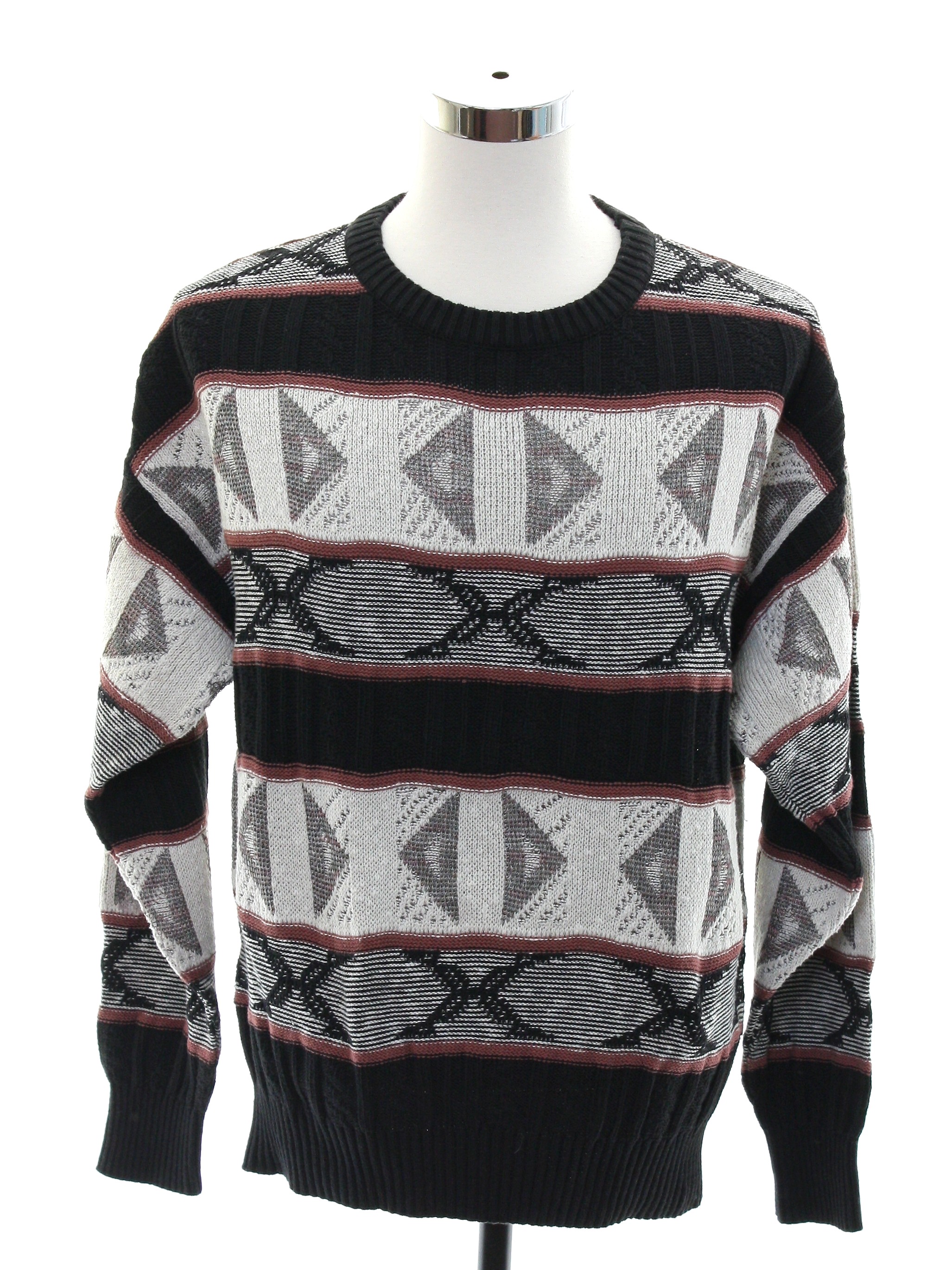 1980 s London Fog Mens Totally 80s Cosby Style Sweater