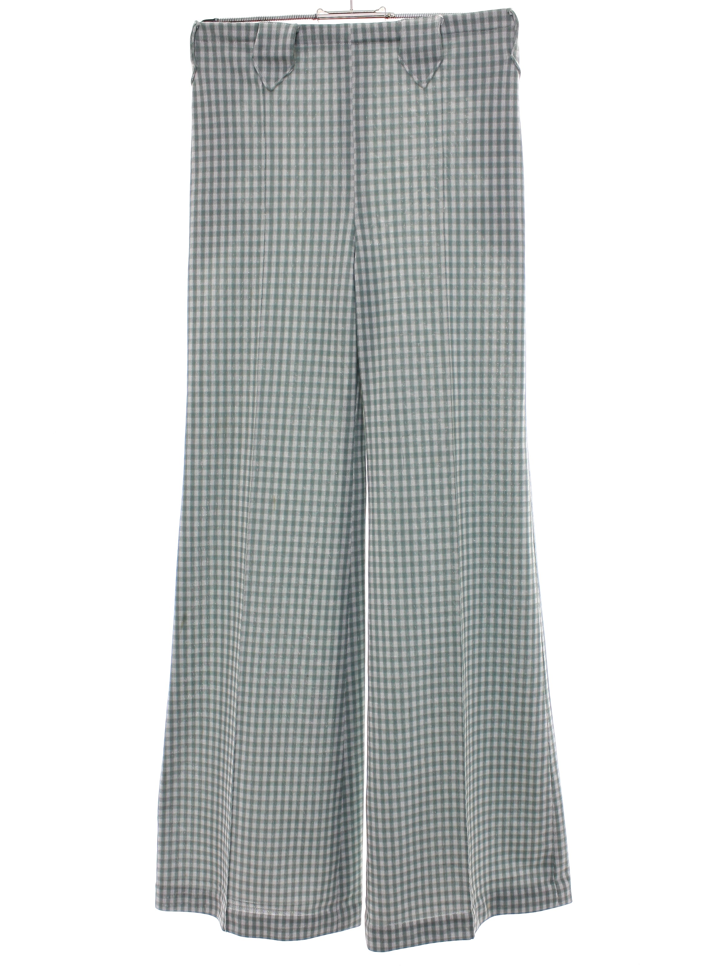 black and white checkered women's pants