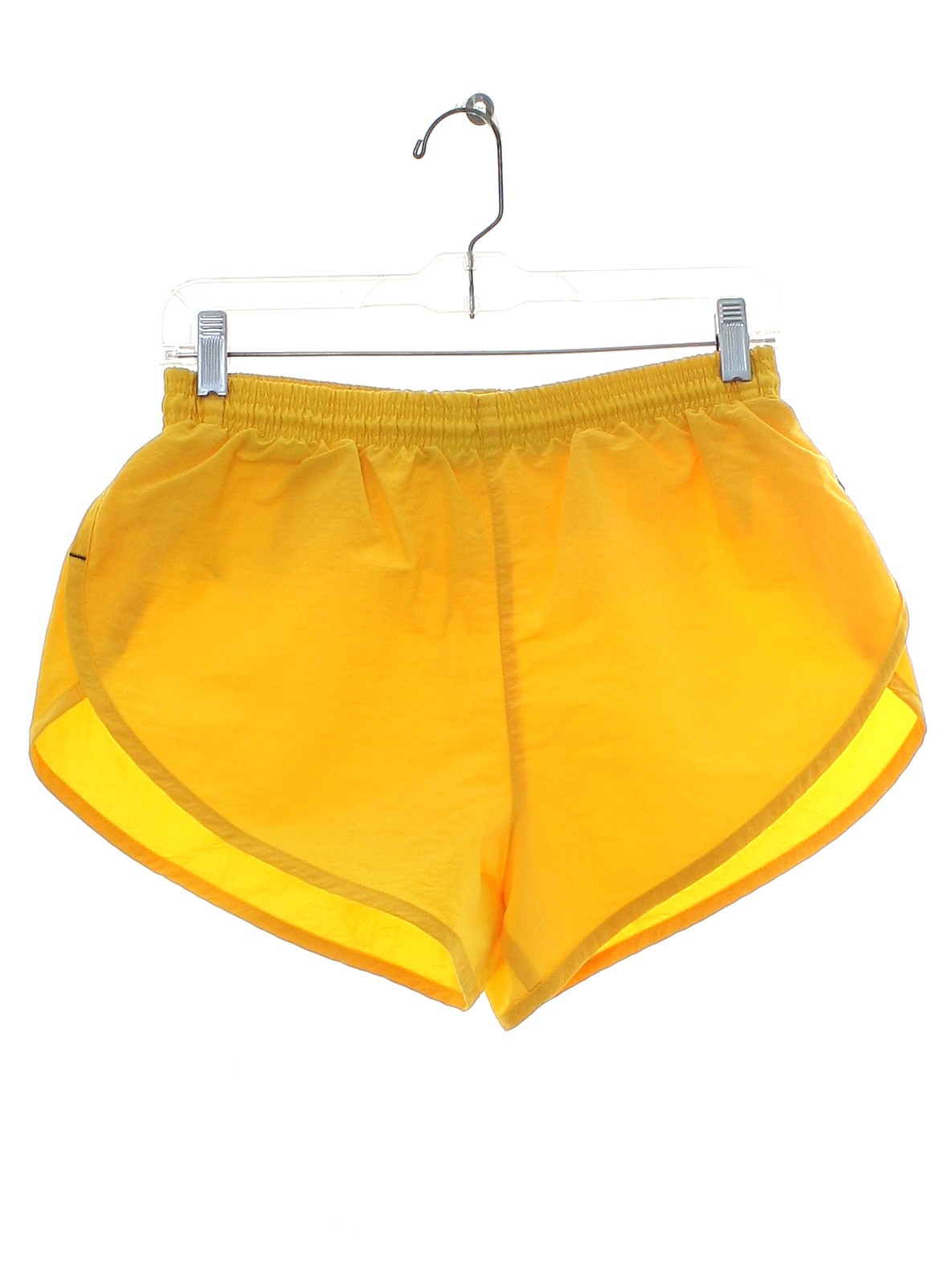 80s Retro Swimsuit/Swimwear: Late 80s -Uzzi- Mens marigold nylon swim ...