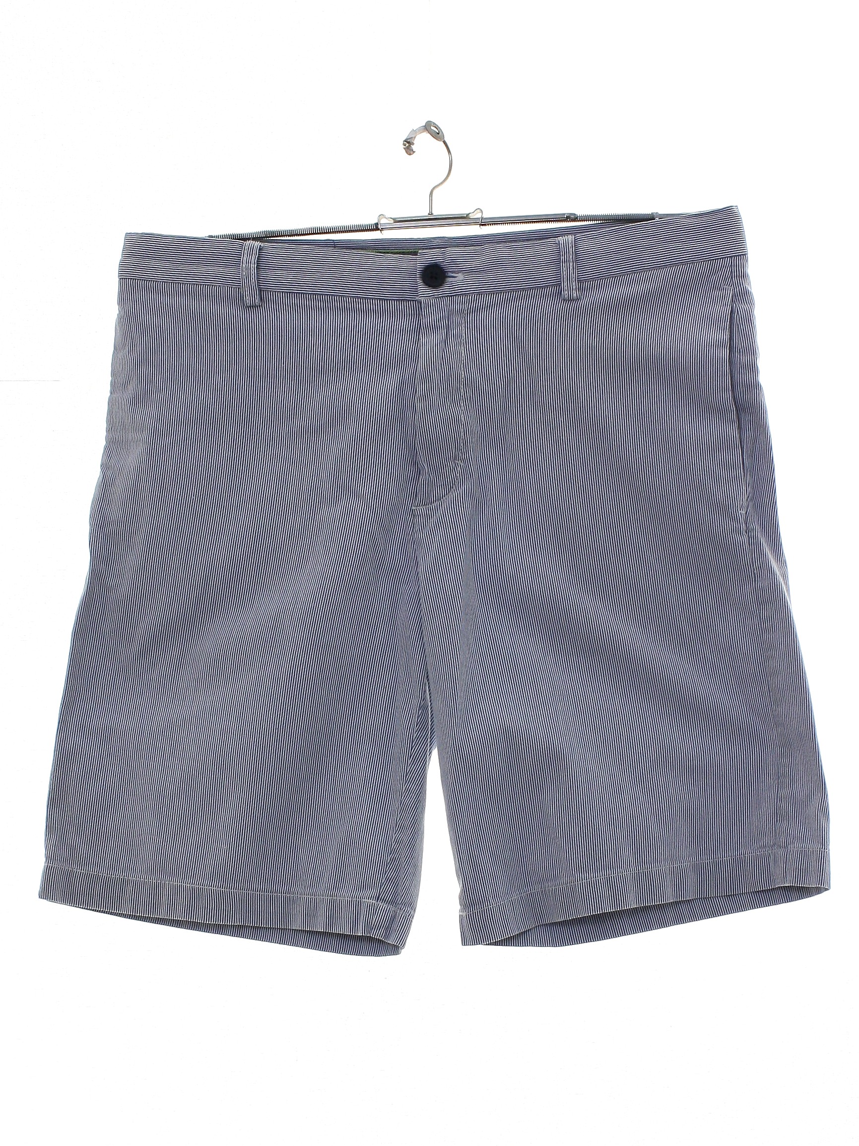 Shorts: 90s (early y2k) -Izod- Mens dark blue background with white ...