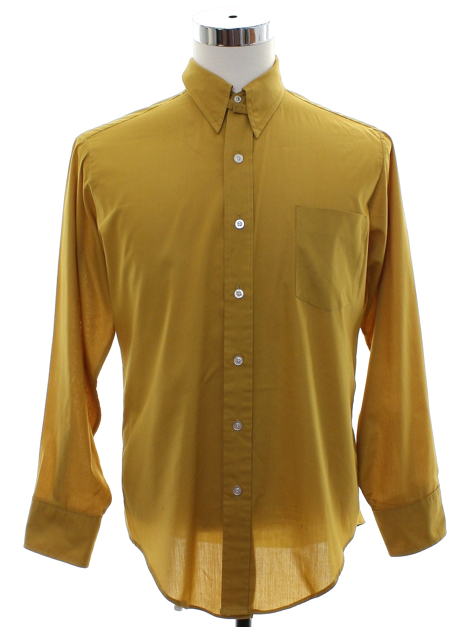 1960's Vintage Van Heusen 417 Shirt: Late 60s -Van Heusen 417- Mens ...