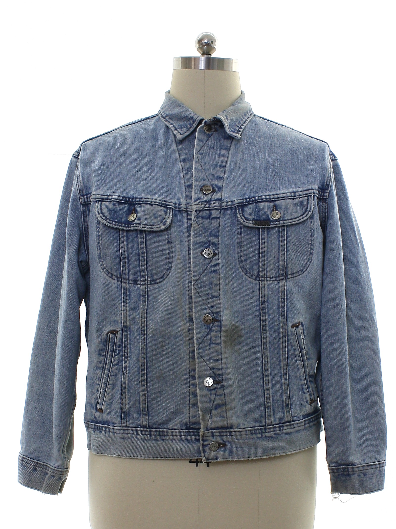 Grunge denim jacket cheap