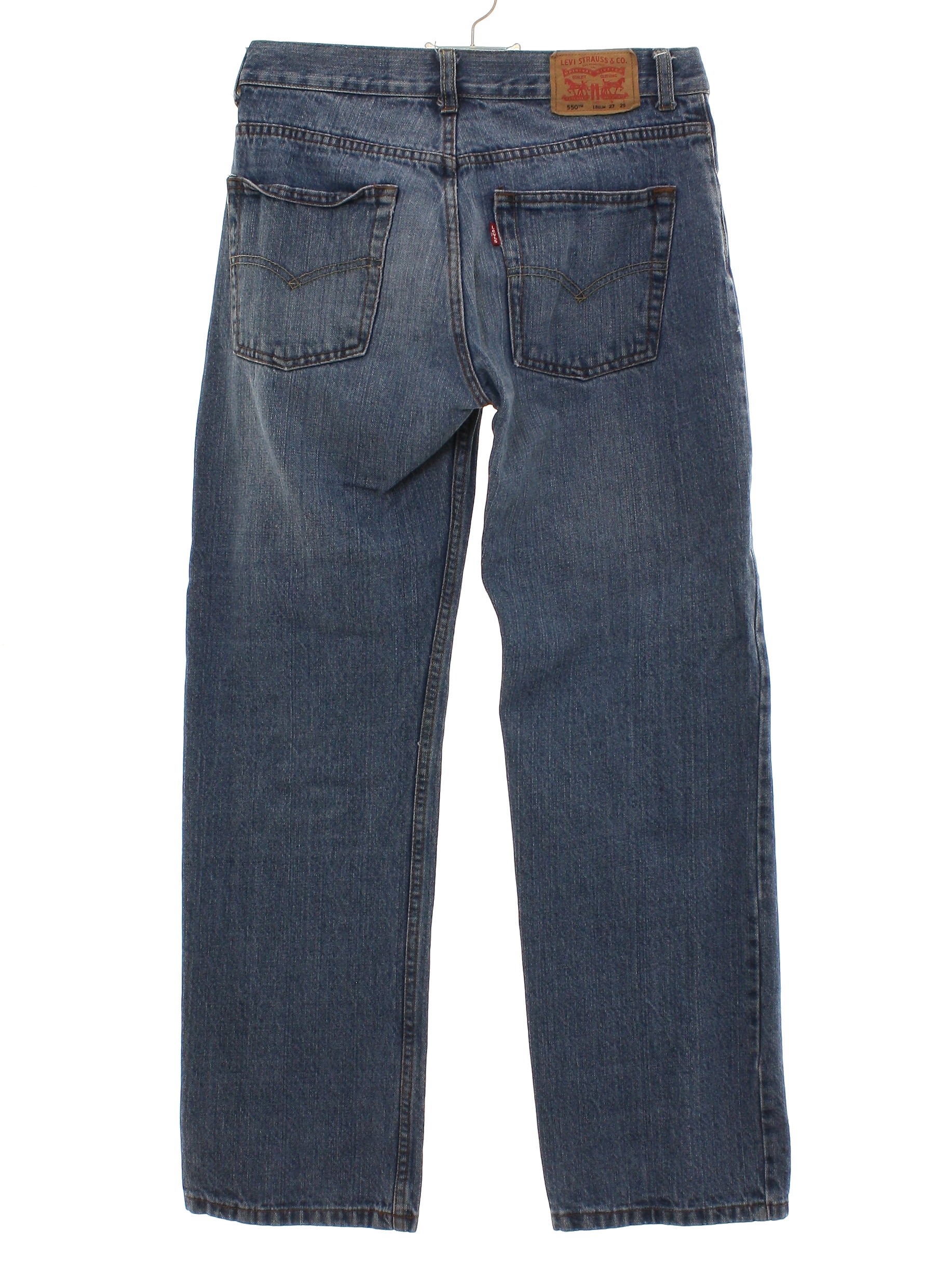 Pants: 90s -Levis 550- Mens or boys medium blue heather background ...