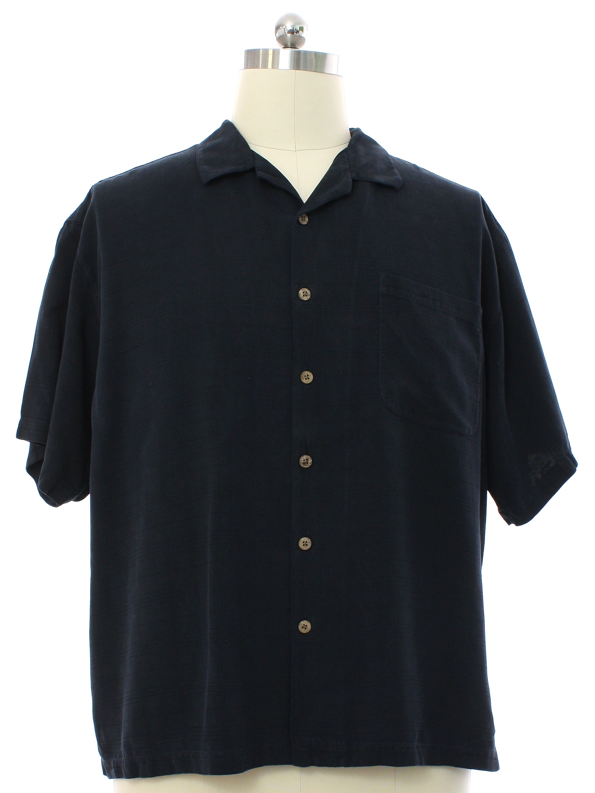 90s Vintage Tommy Bahama Shirt: 90s -Tommy Bahama- Mens faded black ...