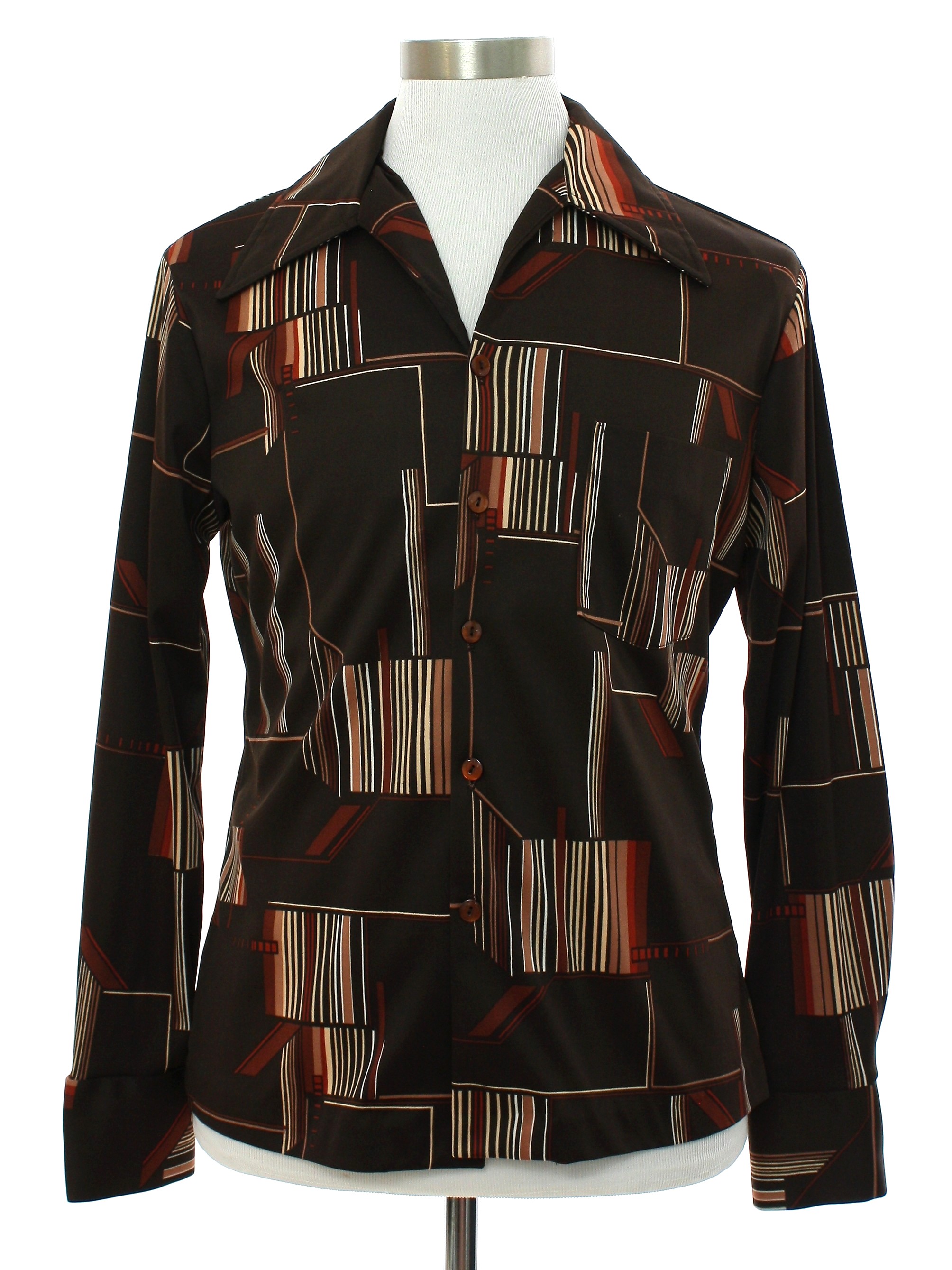 70's mens disco shirt