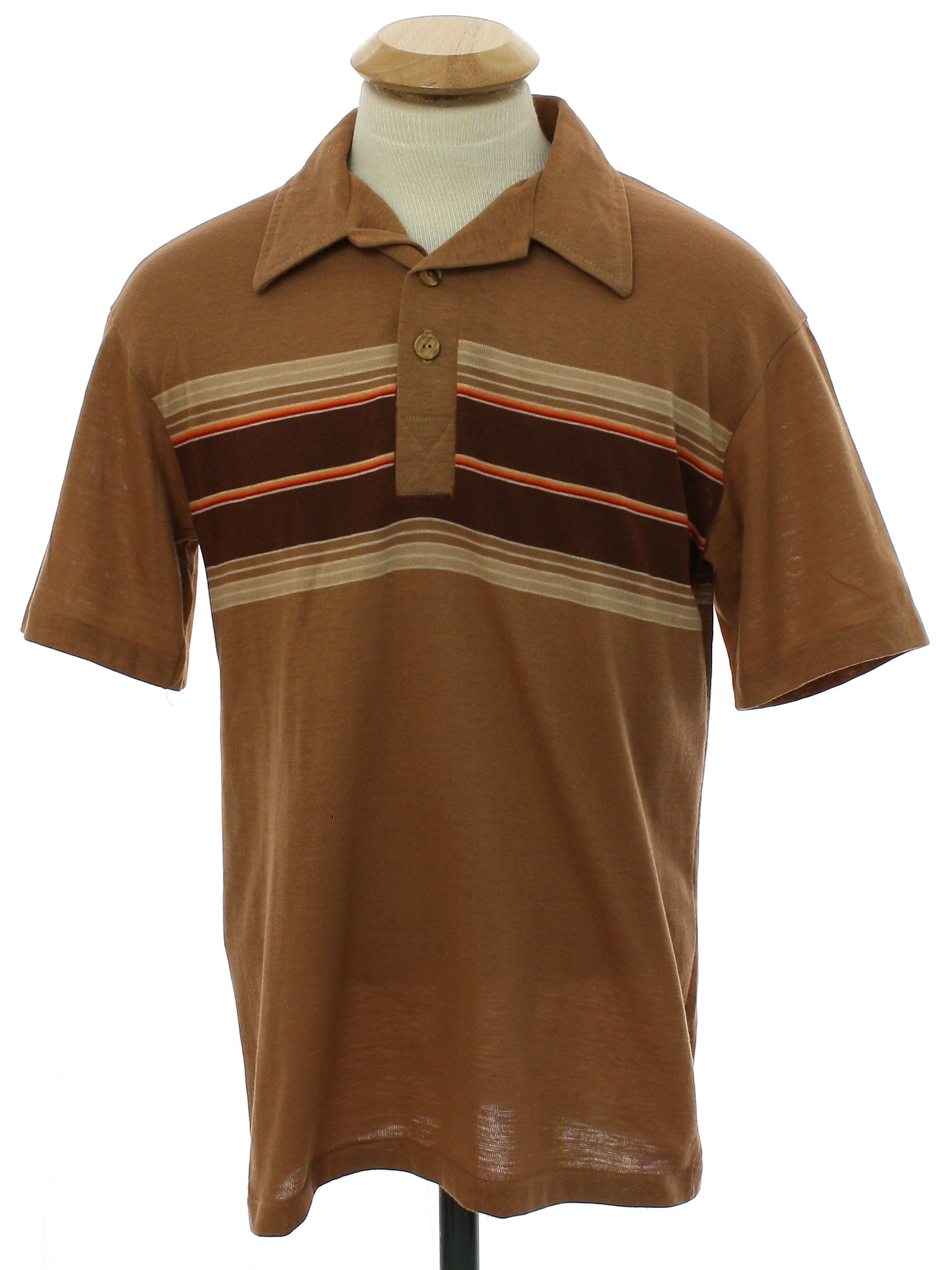 1970's Shirt (Kings Road): 70s -Kings Road- Mens or Boys brown ...