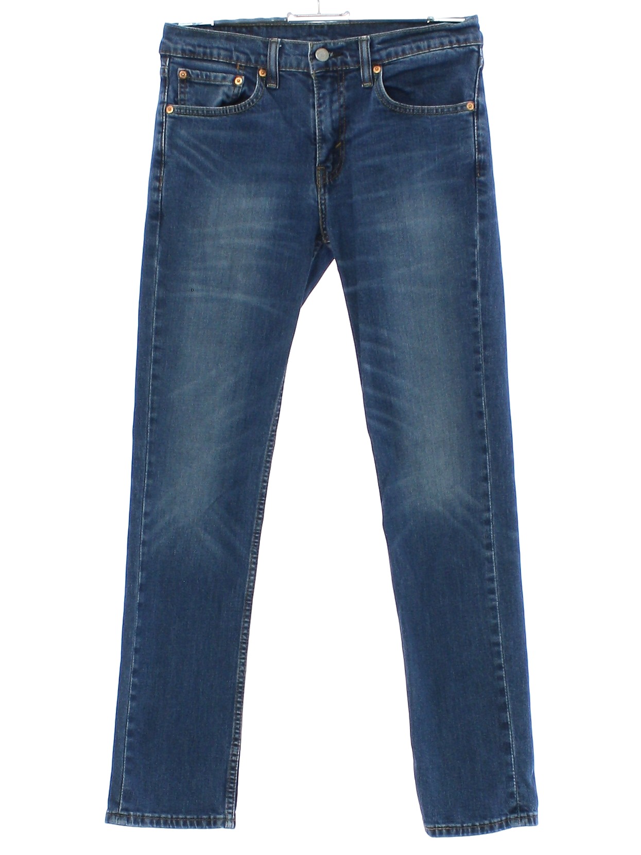 Pants: 90s -Levis 511- Mens dark blue background cotton and elastane ...
