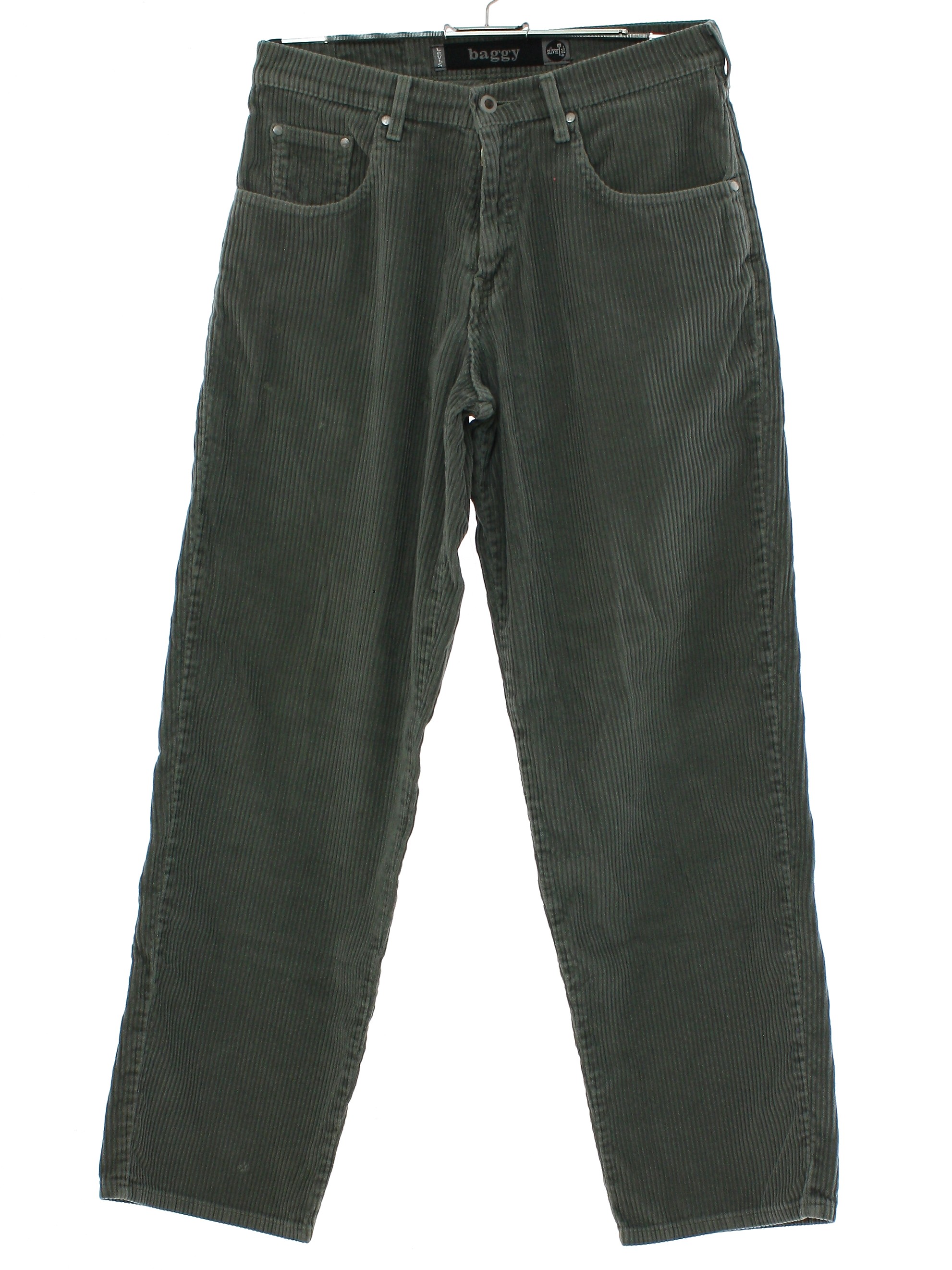 1990's Vintage Levis Baggy Pants: 90s -Levis Baggy- Mens mossy grey ...