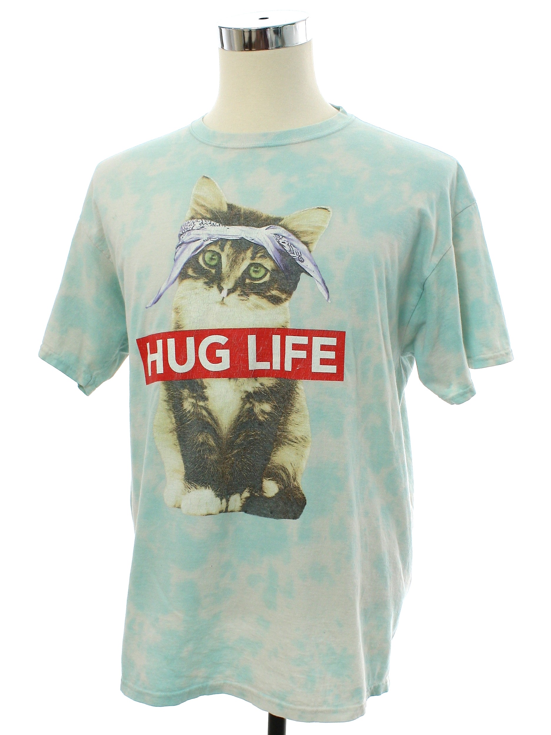 tie dye animal shirt