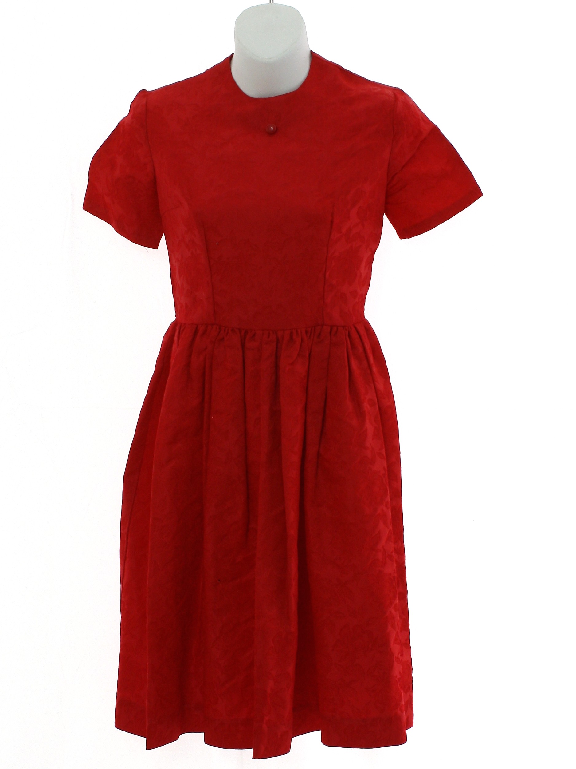 Vintage red cocktail dress hotsell