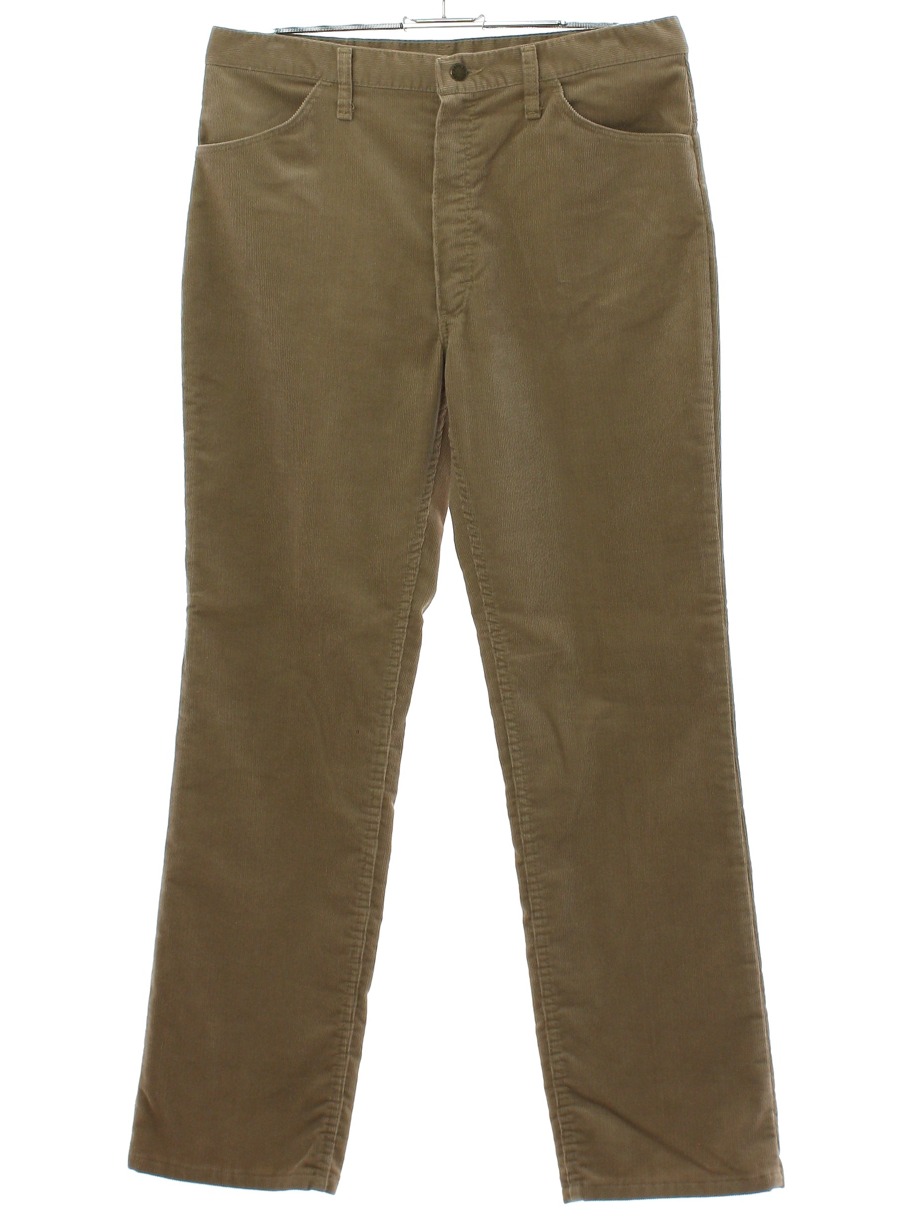 1980's Retro Pants: Early 80s -Rustler- Mens tan cotton corduroy ...