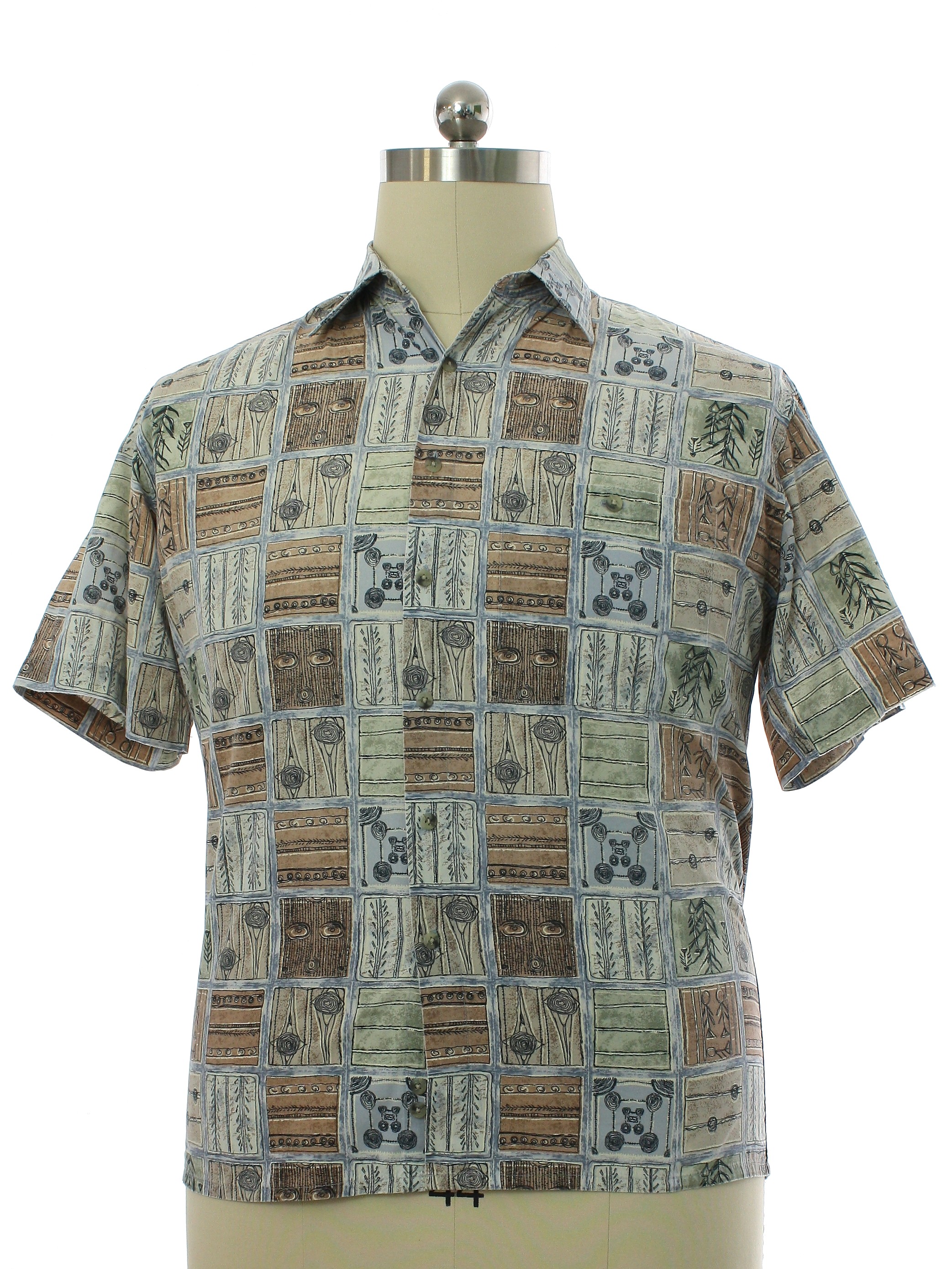 1980's Shirt (Via Veneto): 80s style (made in 90s) -Via Veneto- Mens ...