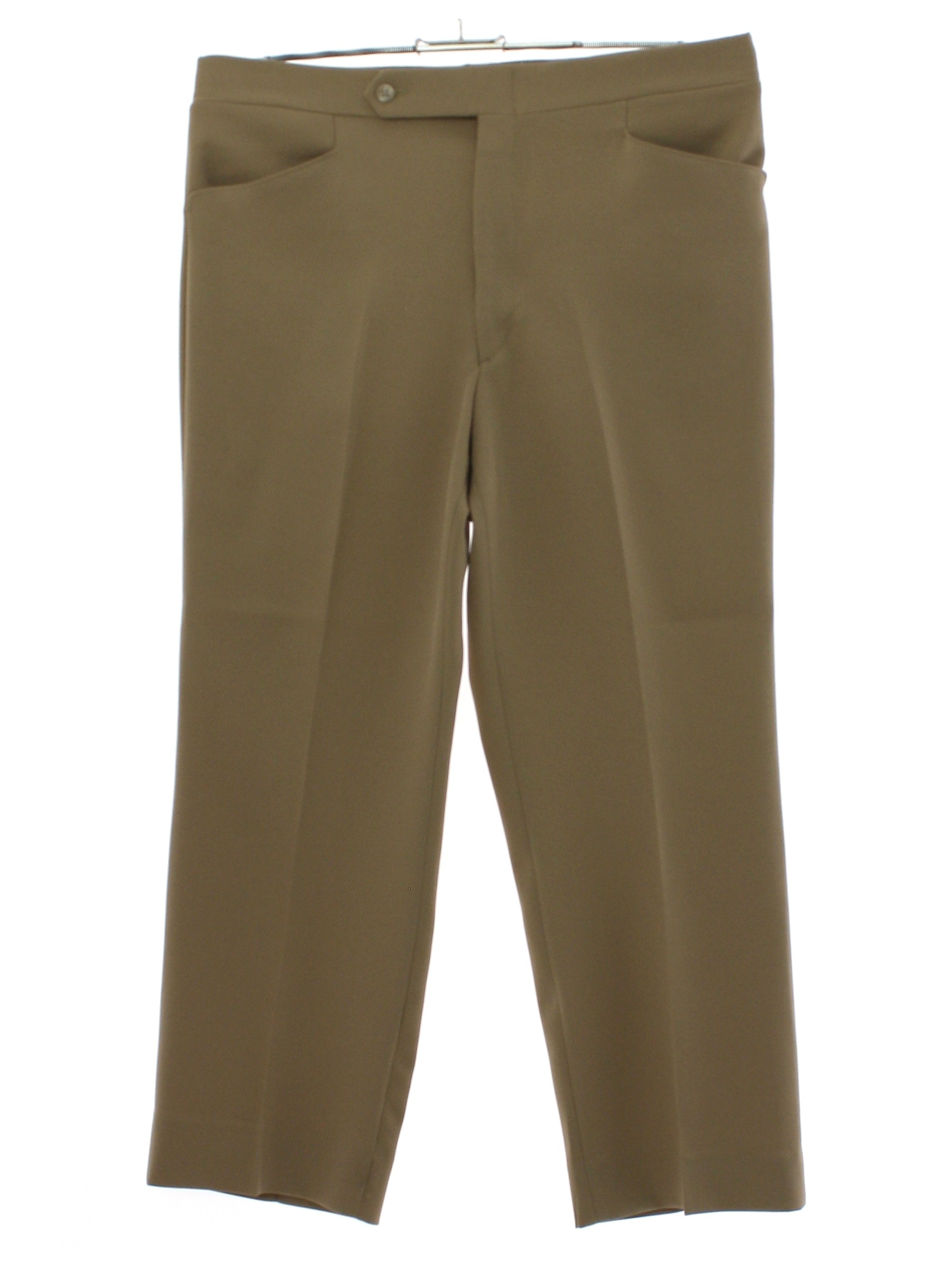 70s Pants Haggar Expand 70s Haggar Expand O Matic Mens Tan Solid 