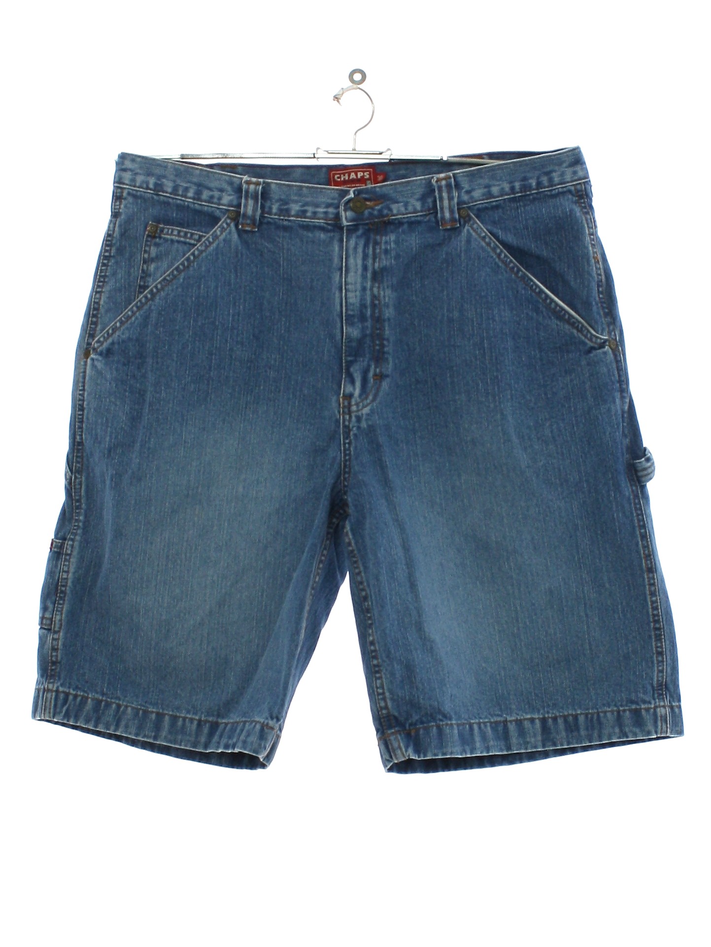 Vintage Chaps Denim 1990s Shorts: 90s -Chaps Denim- Mens medium blue ...