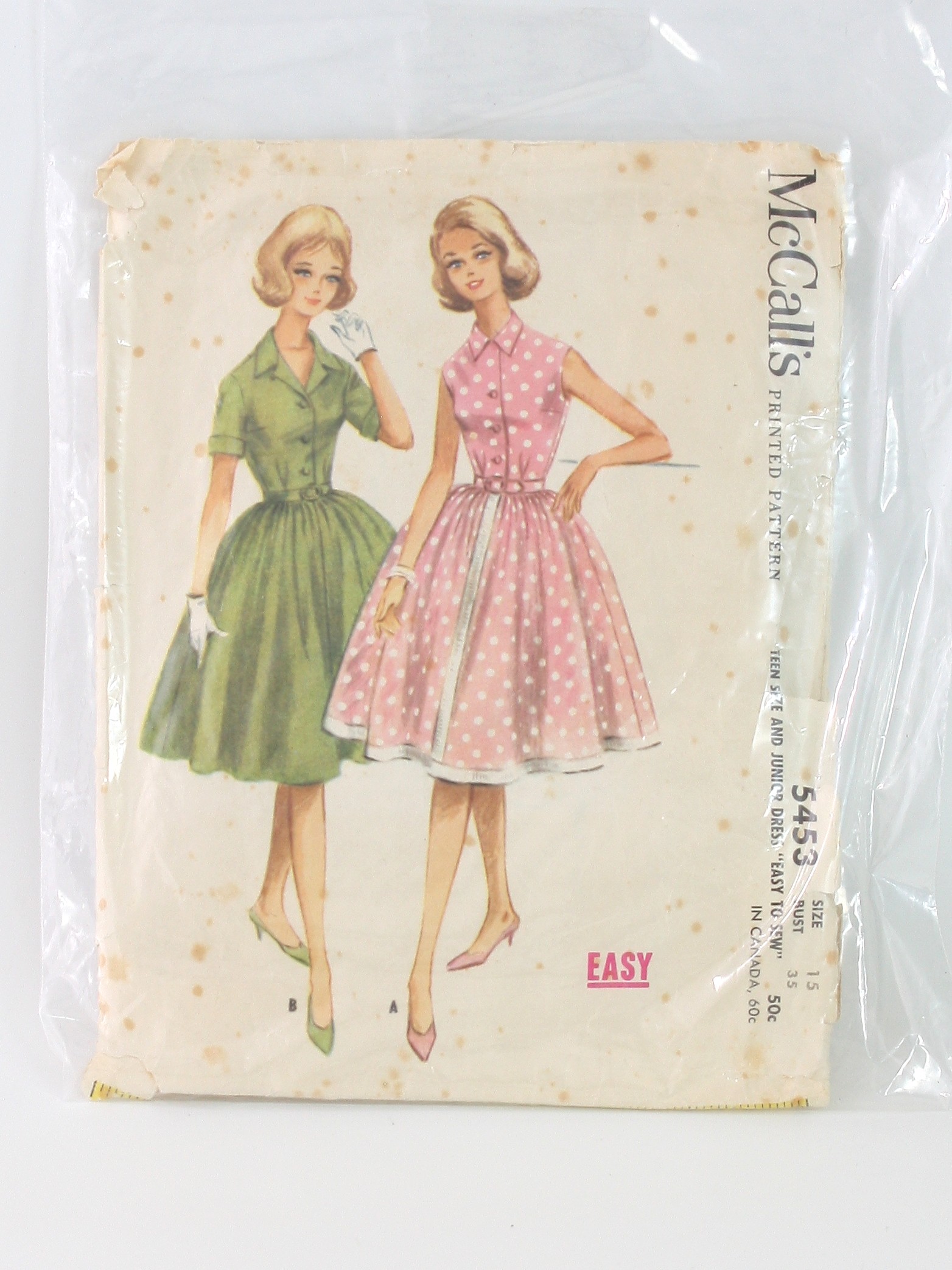60s skirt dress pattern top