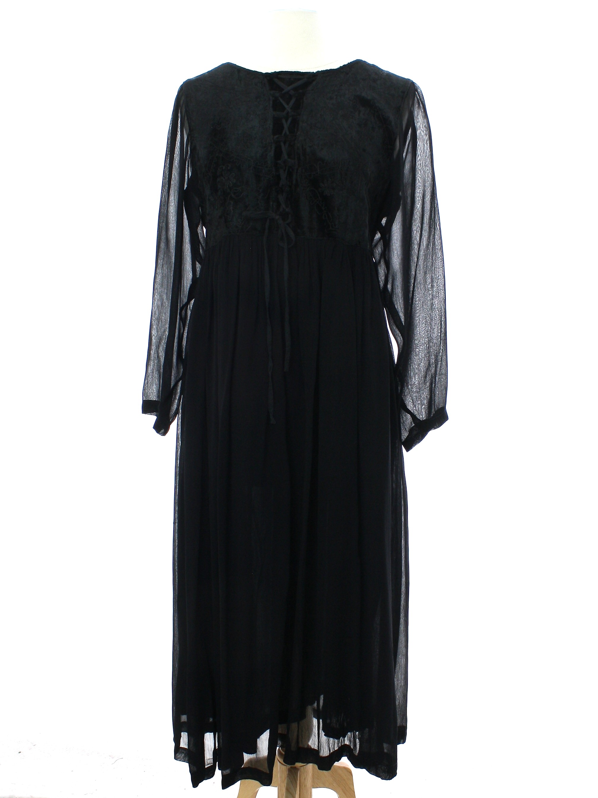 80's Rene Derhy Cocktail Dress: 80s -Rene Derhy- Womens black rayon ...