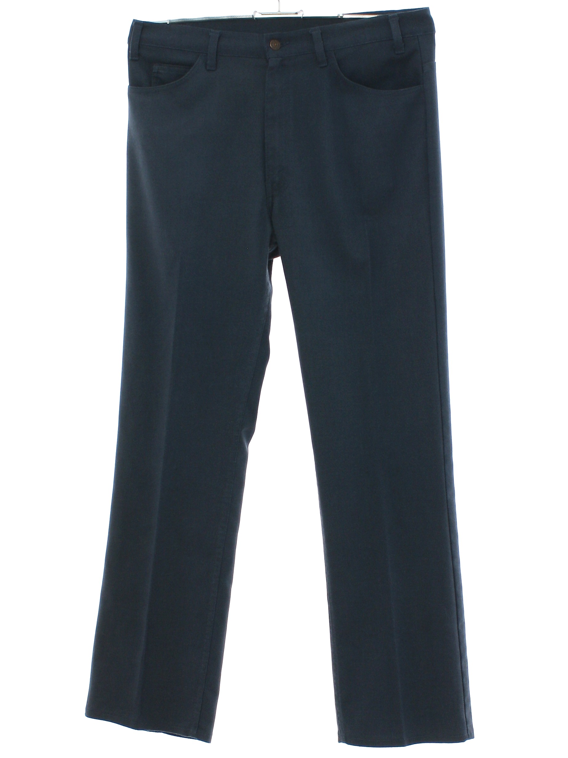 Retro 1980s Pants: 80s -Levis Sta Prest- Mens dark blueish-gray cotton ...