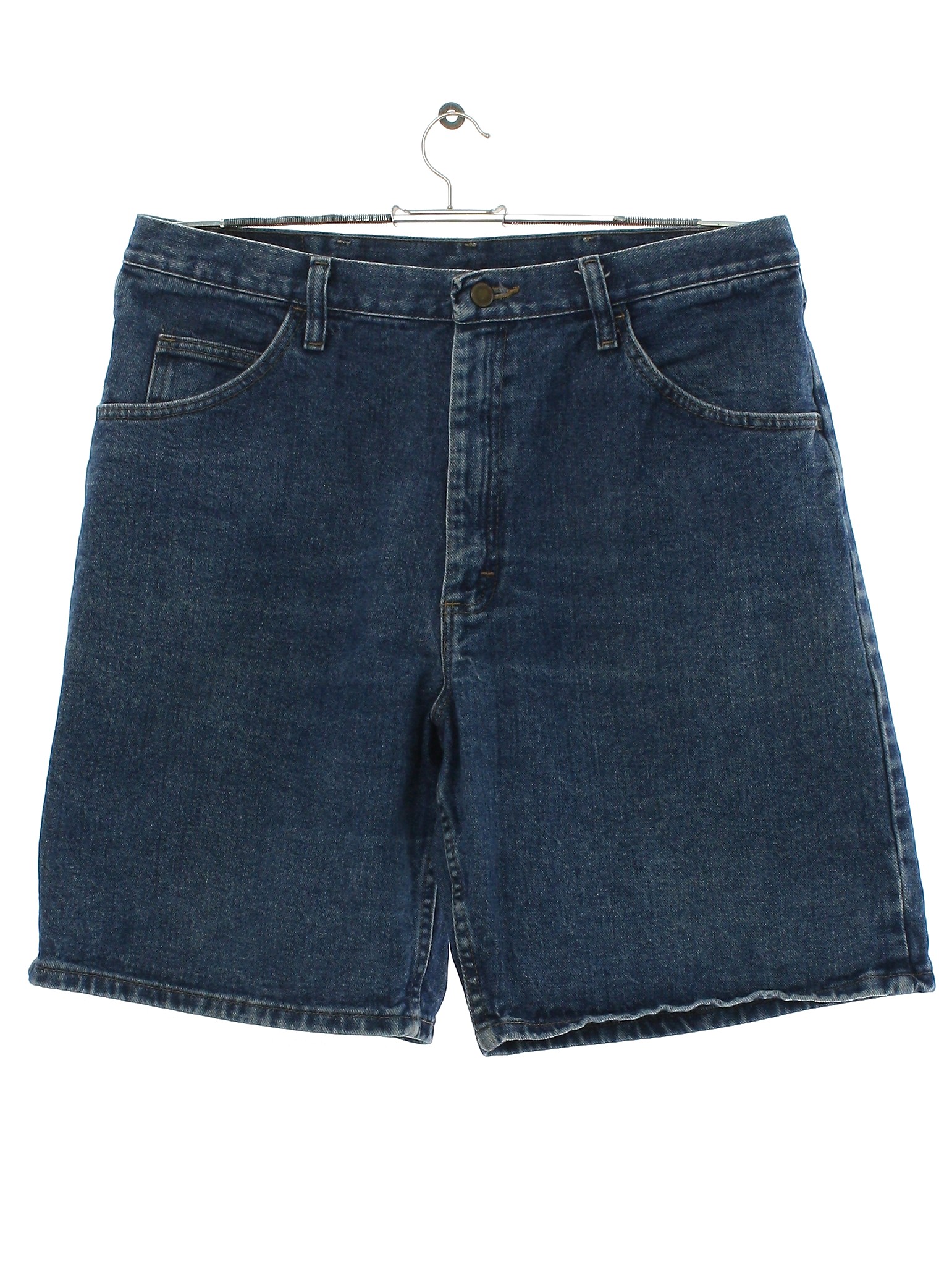 Retro Nineties Shorts: 90s -Wrangler, Made in Mexico- Mens dark blue ...