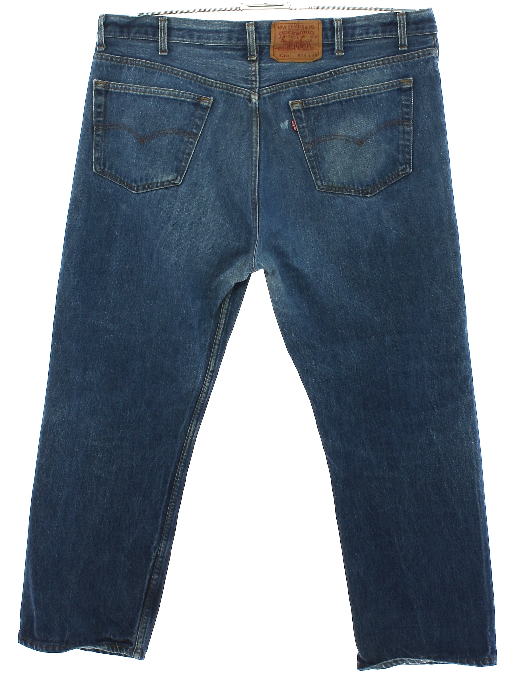 1990s Vintage Pants: 90s (1992) -Levis 501- Mens dark blue background ...