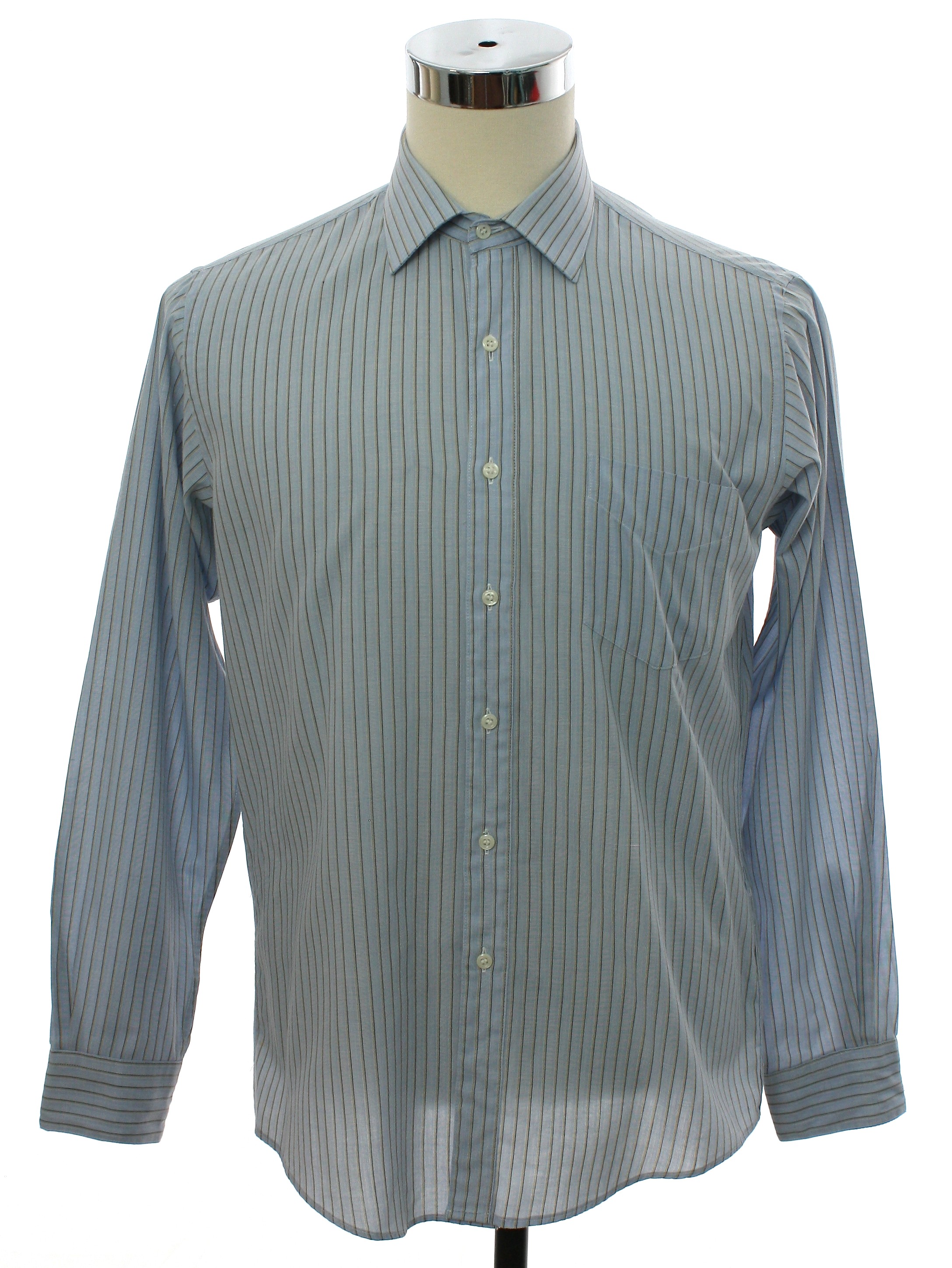 80s Retro Shirt: 80s -Daniel Hechter- Mens light blue, tan and navy ...