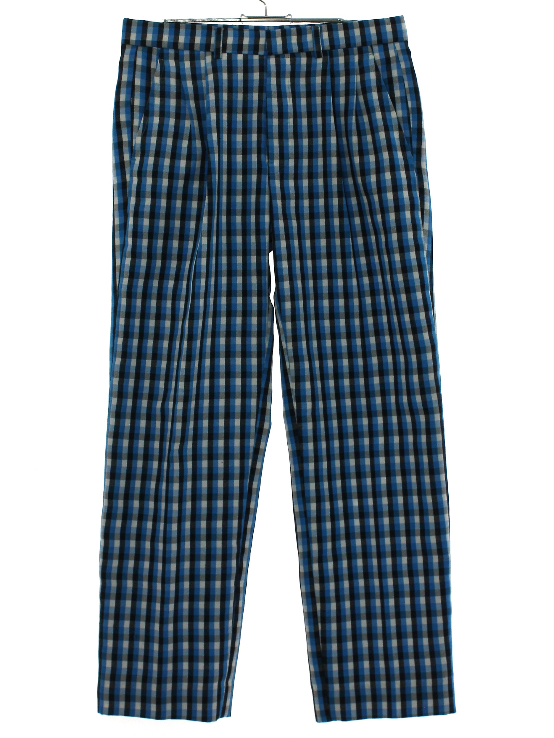 Plaid on sale polyester pants